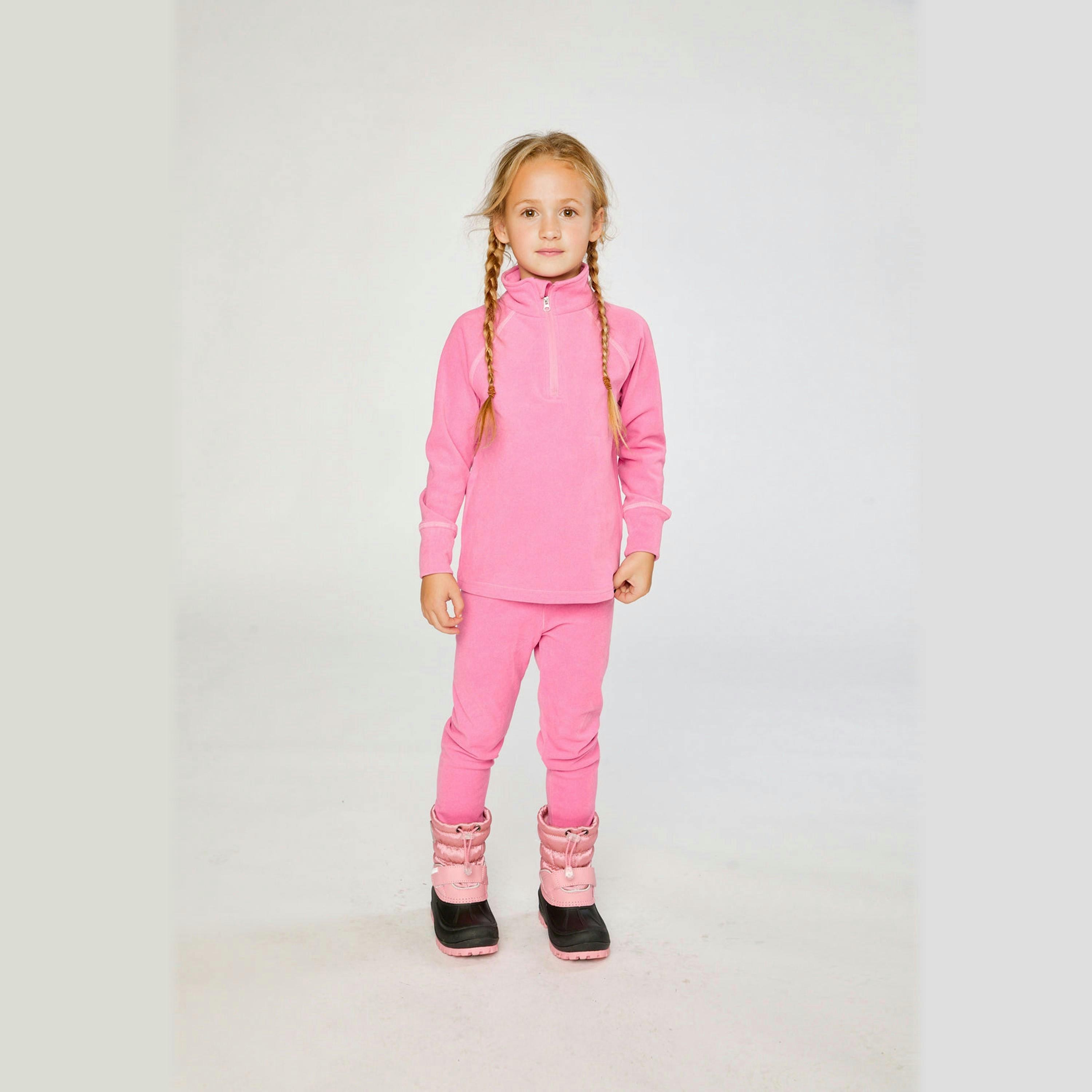 Two Piece Thermal Underwear Pink , view 2 of 5