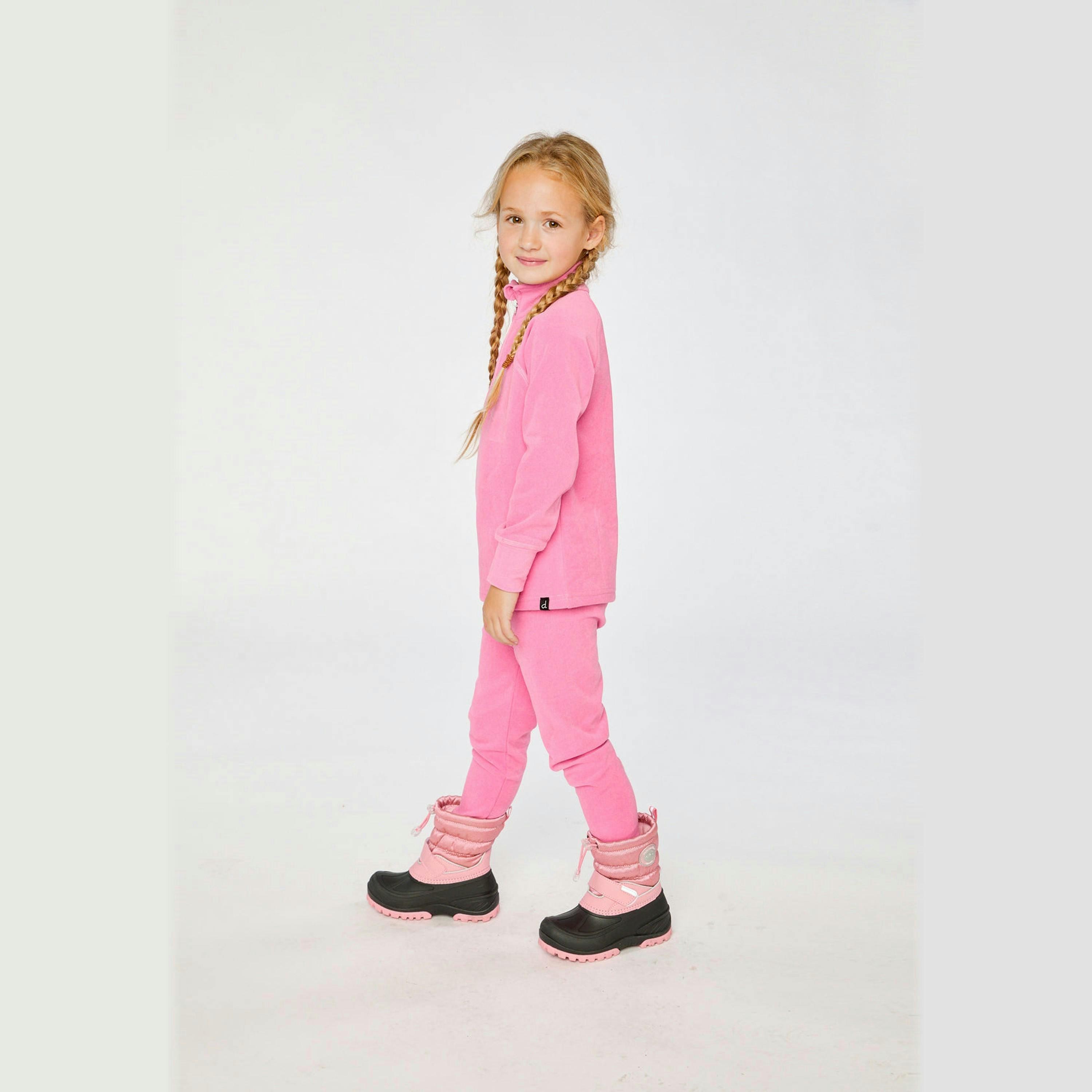 Two Piece Thermal Underwear Pink , view 3 of 5