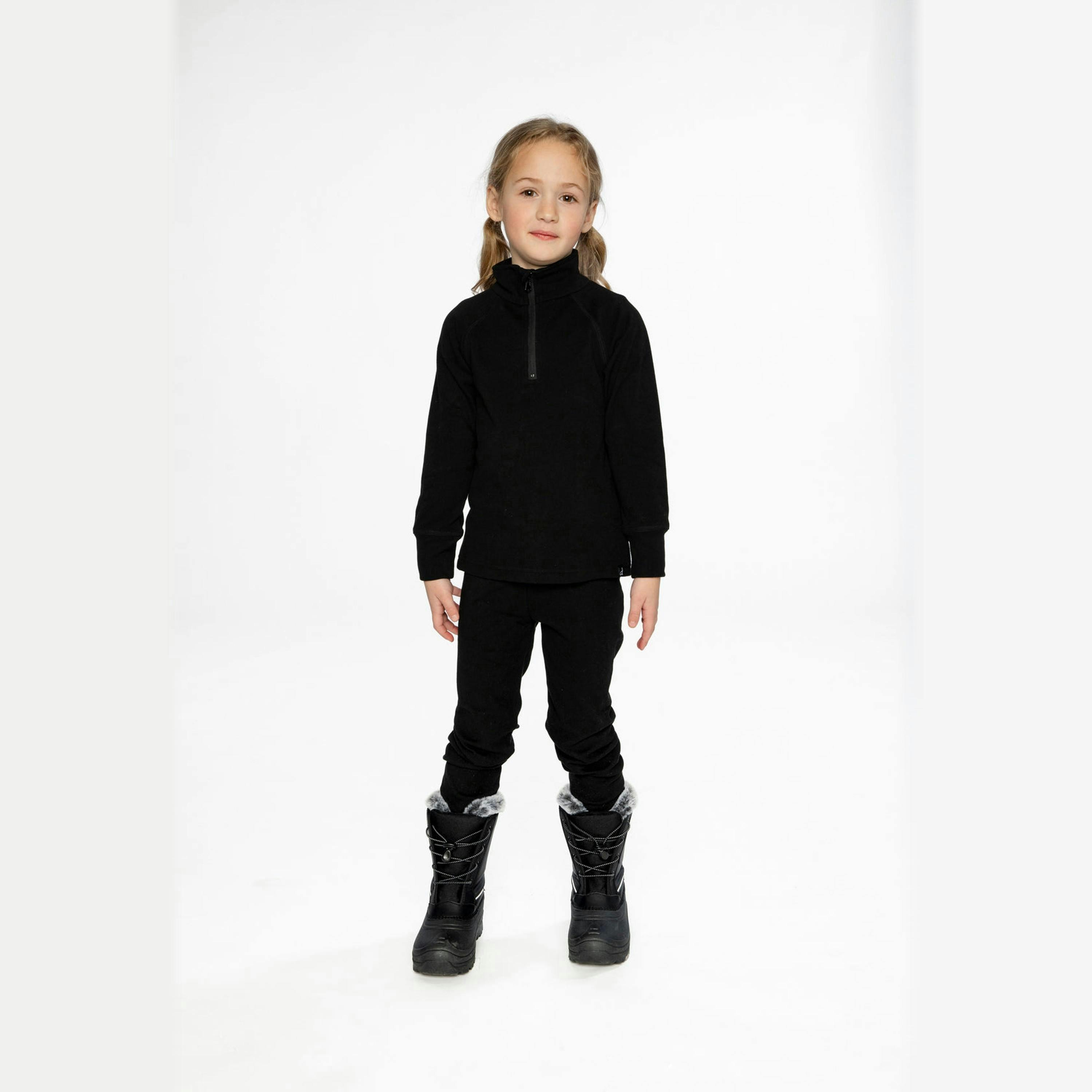 Two Piece Thermal Underwear Black , view 2 of 4