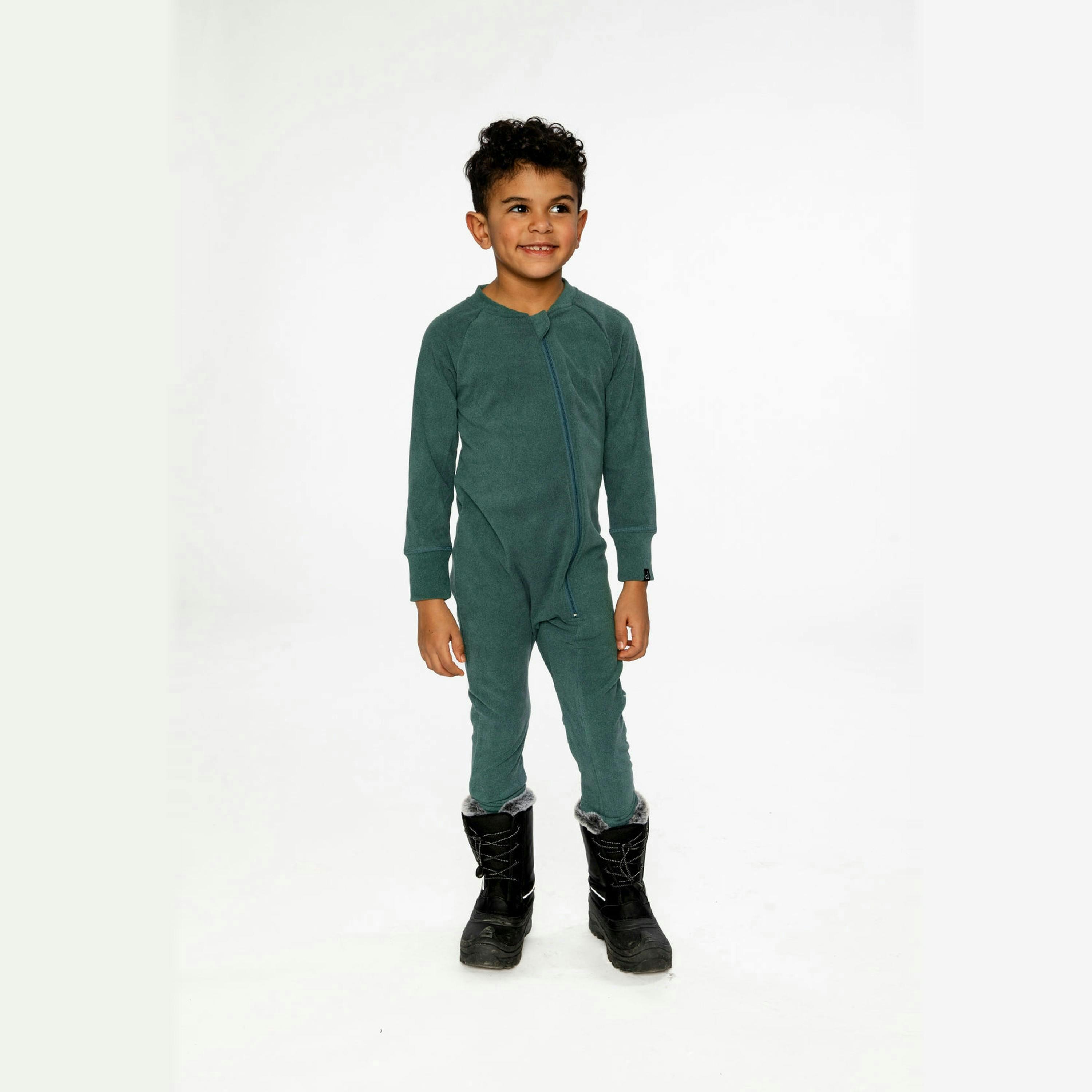 One Piece Thermal Underwear Sage Green , view 2 of 4