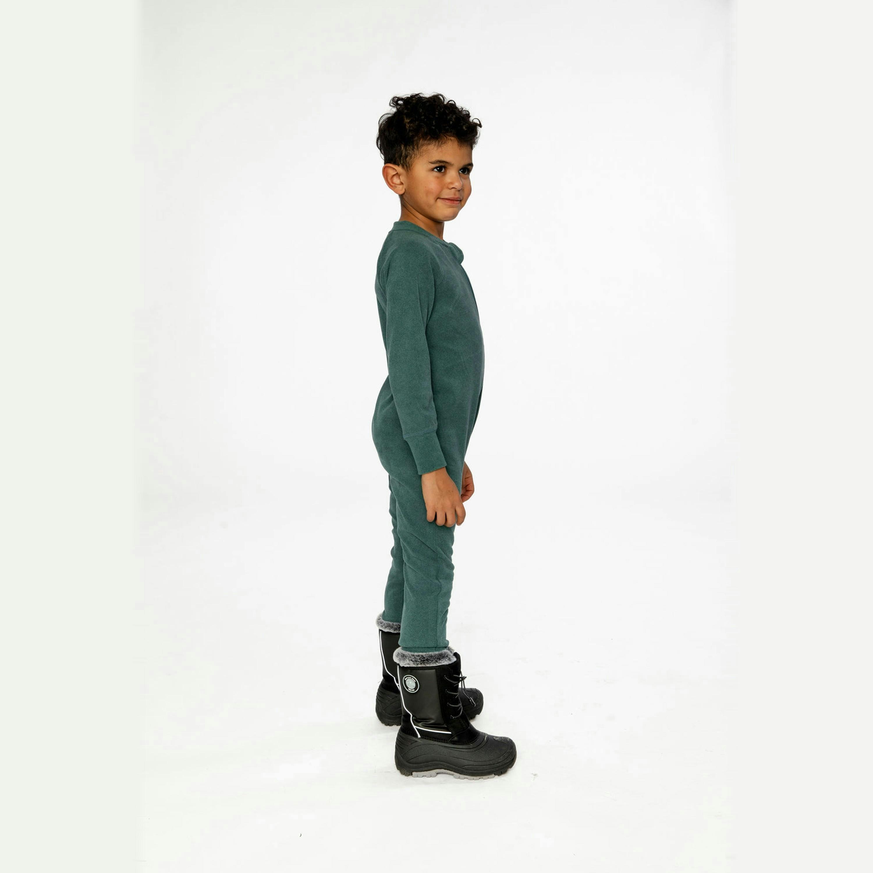 One Piece Thermal Underwear Sage Green , view 3 of 4