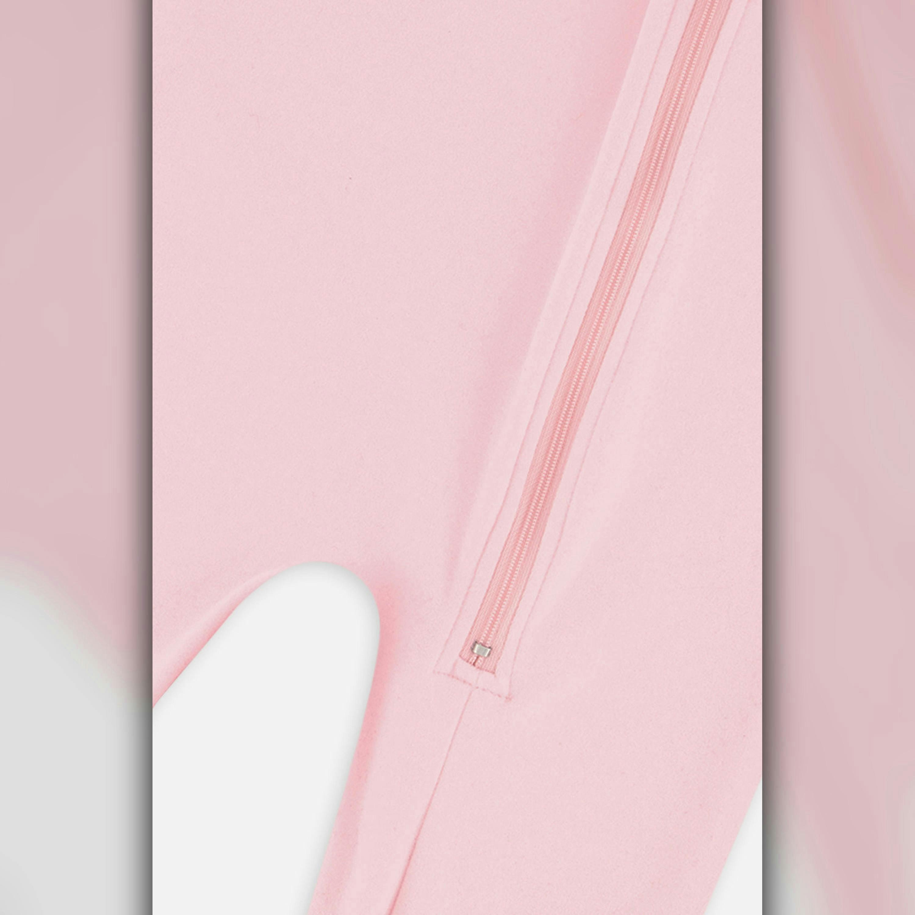 Baby One Piece Thermal Underwear Pale Pink , view 2 of 2