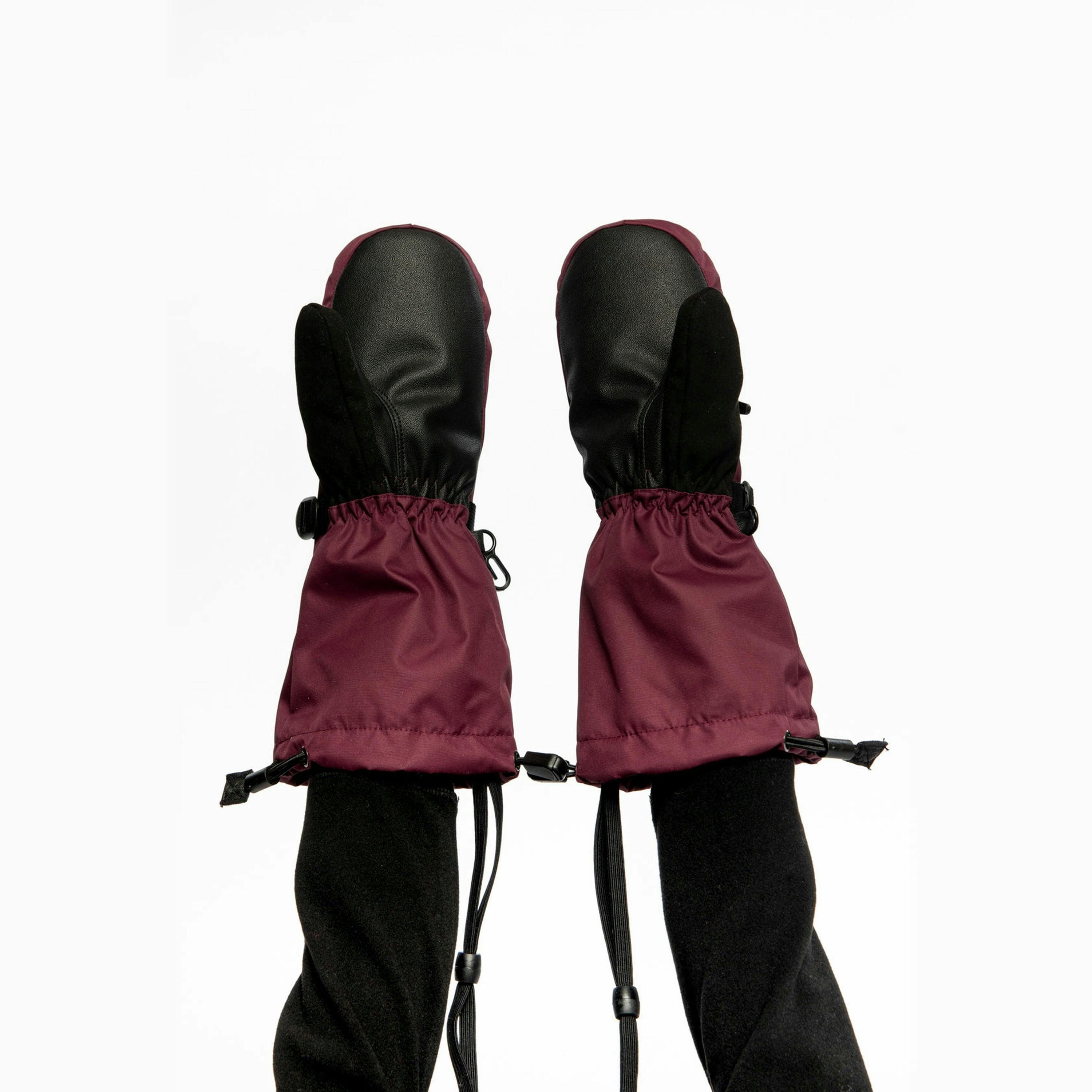 Teknik Winter Mittens Burgundy , view 3 of 5