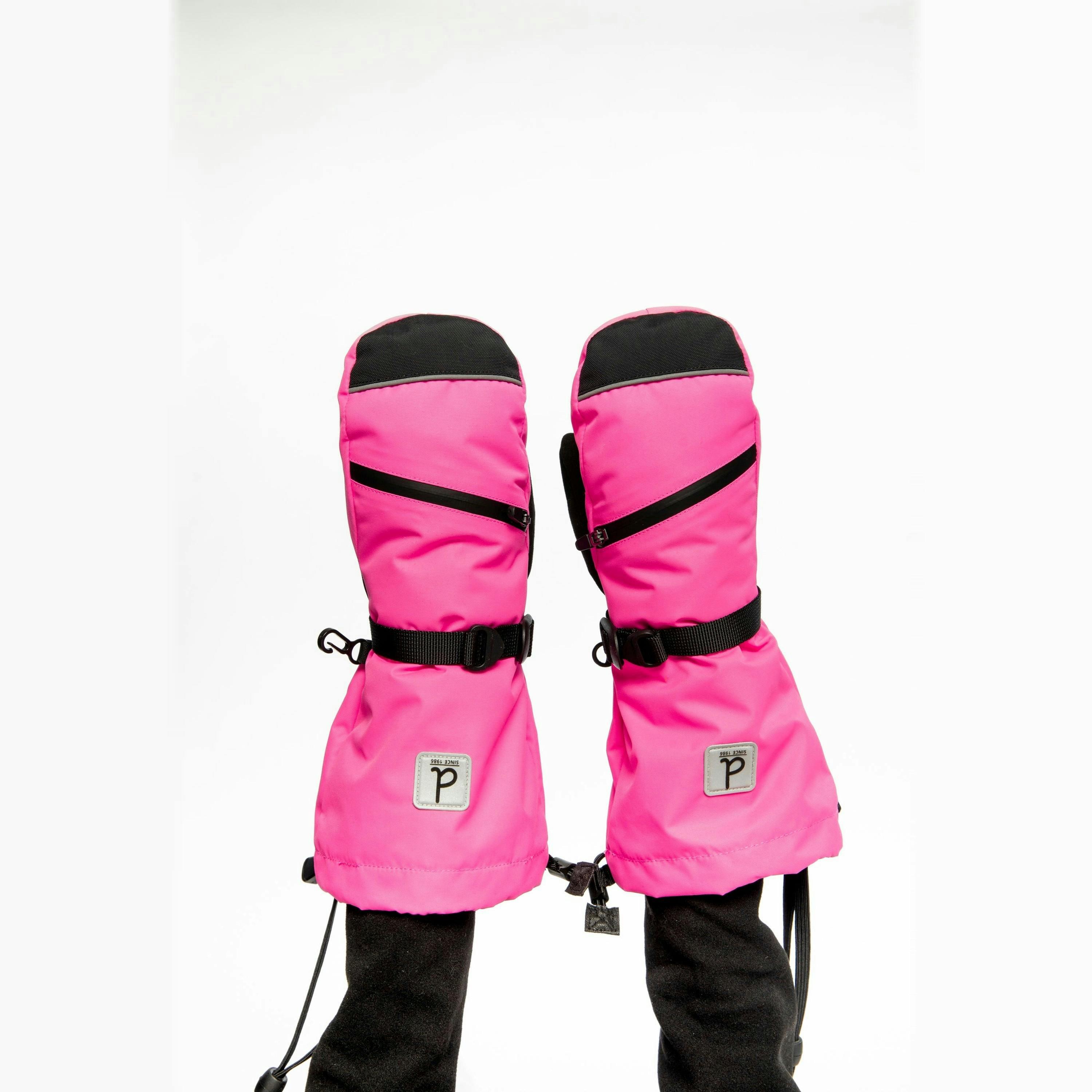 Teknik Winter Mittens Bright Pink , view 2 of 6