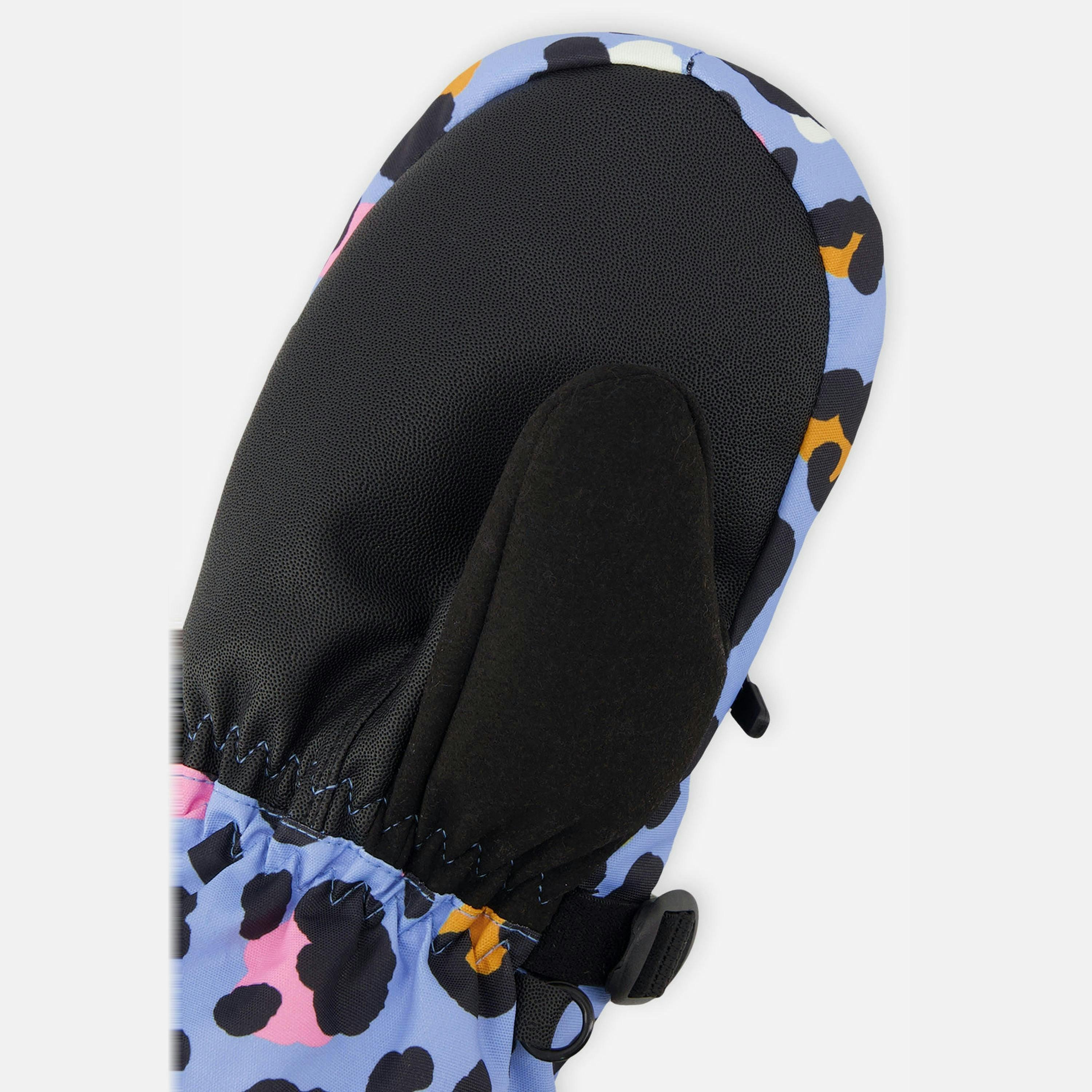 Teknik Winter Mittens Blue Leopard Print , view 5 of 6