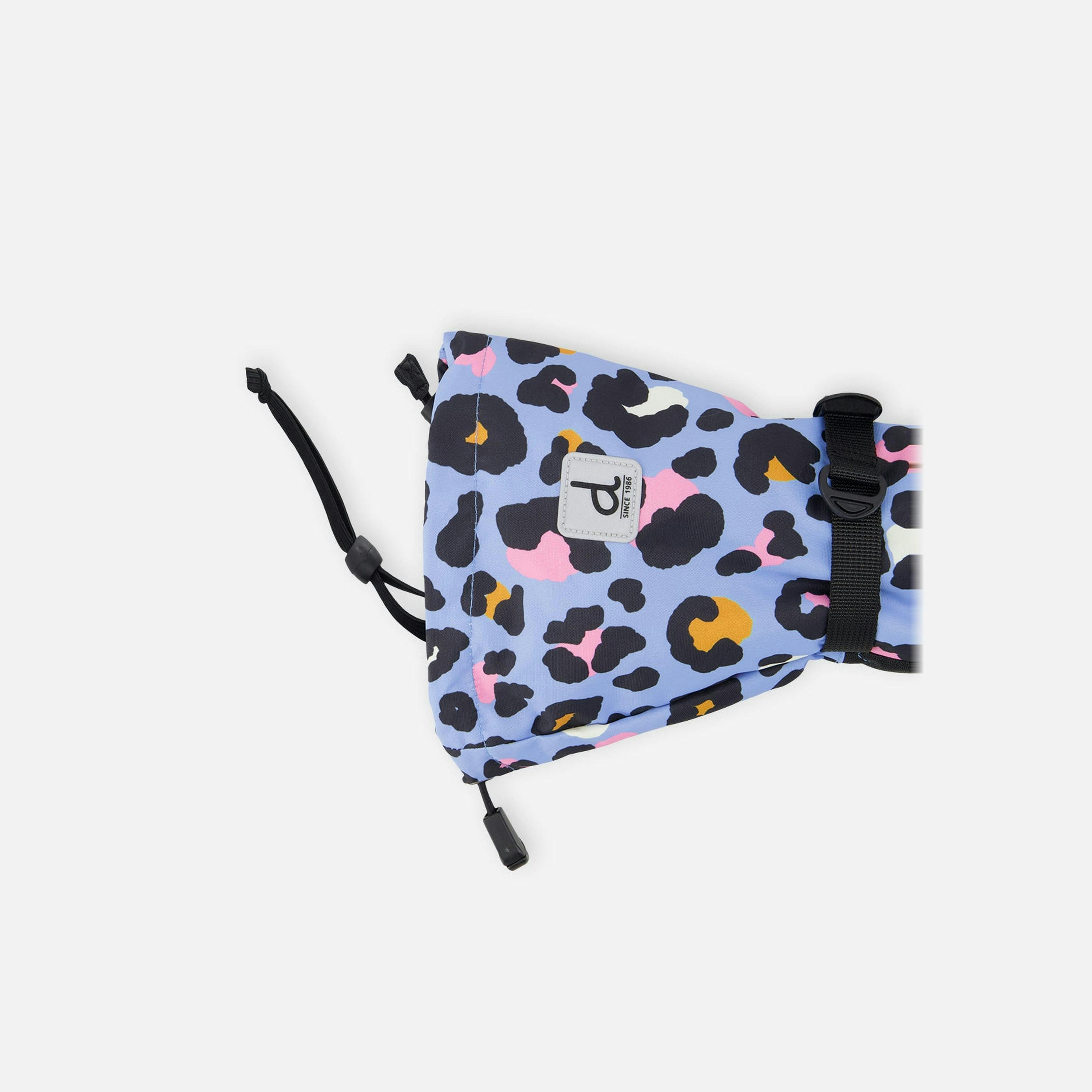 Teknik Winter Mittens Blue Leopard Print , view 6 of 6