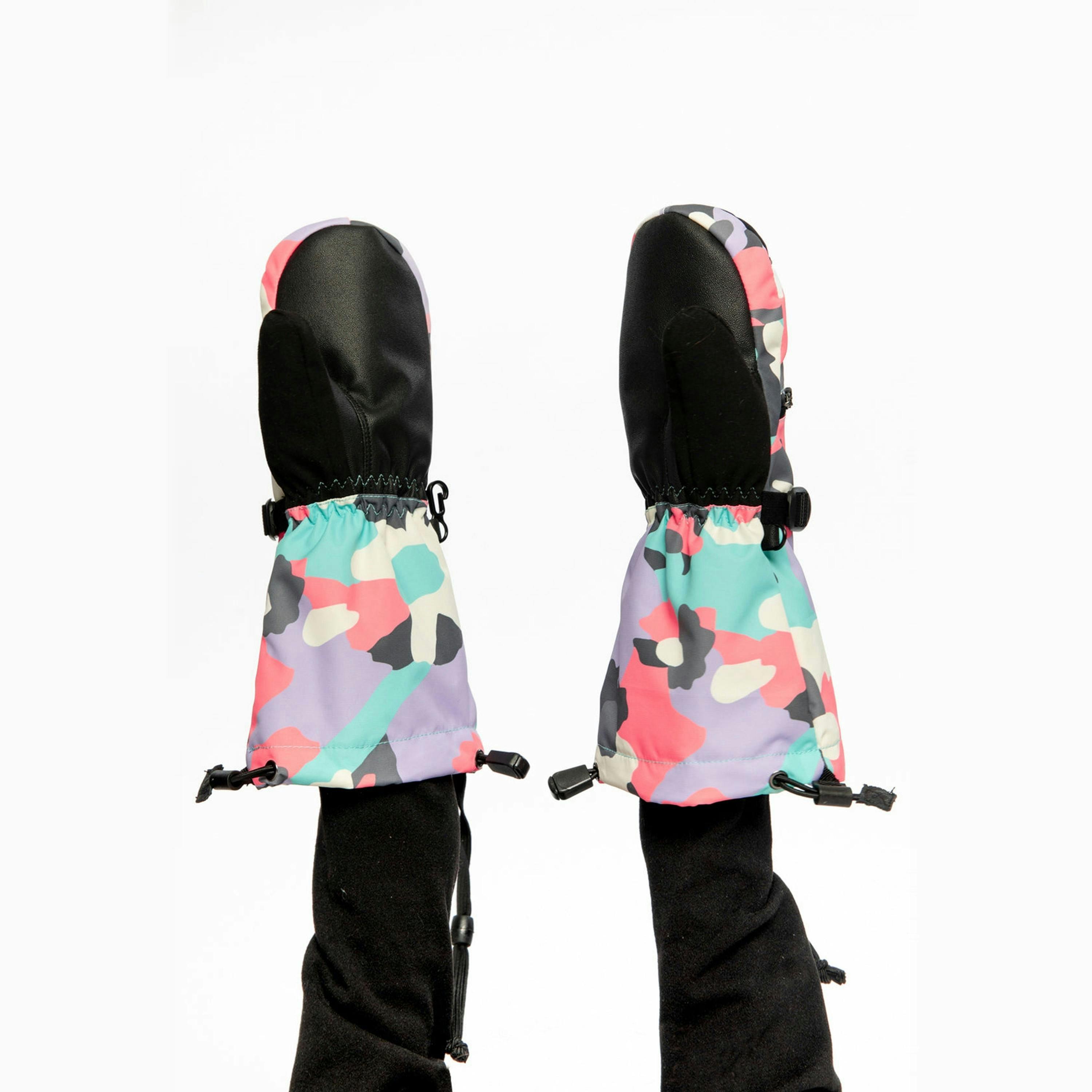 Teknik Winter Mittens Coral Camouflage , view 3 of 6