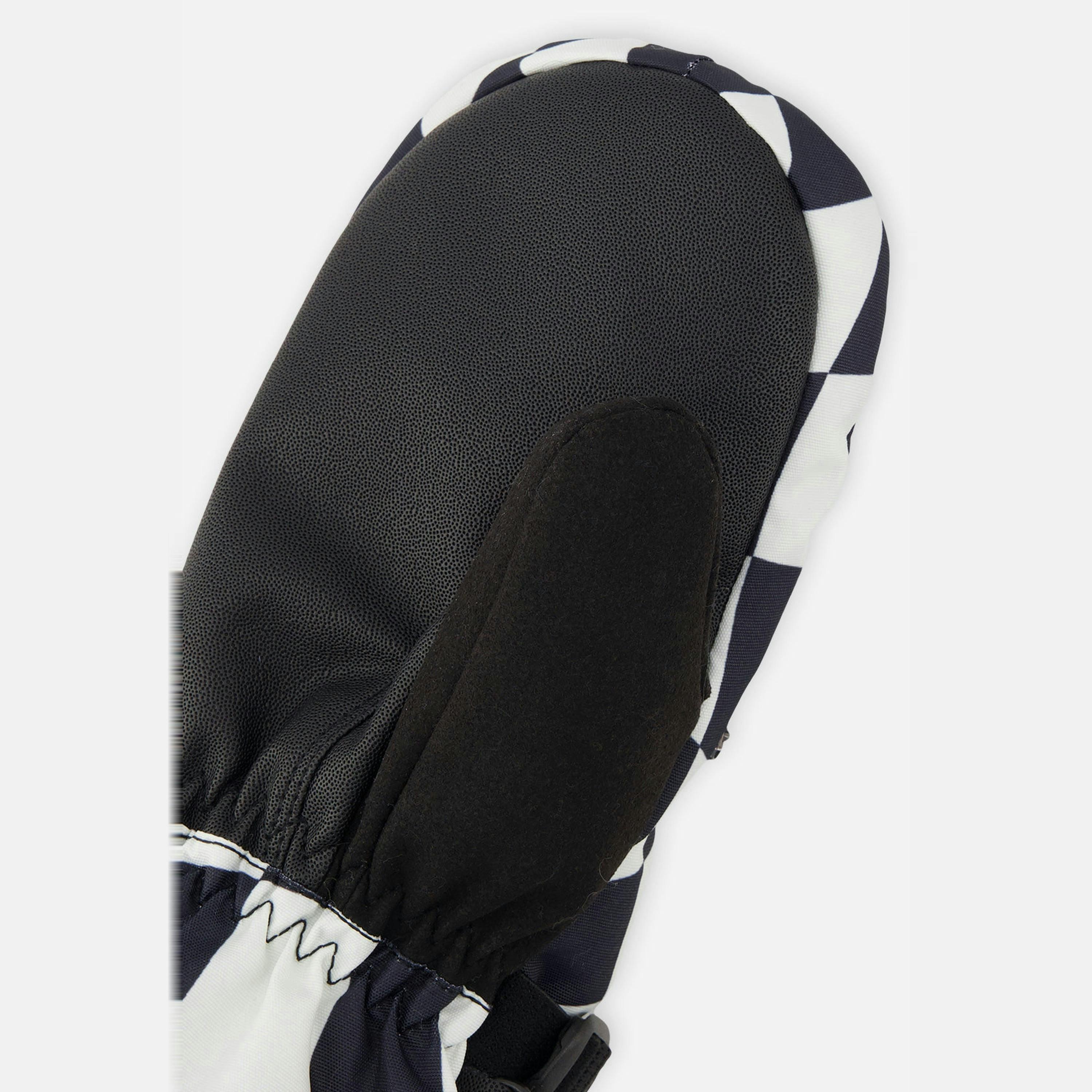 Teknik Winter Mittens White Checkered Print , view 5 of 6
