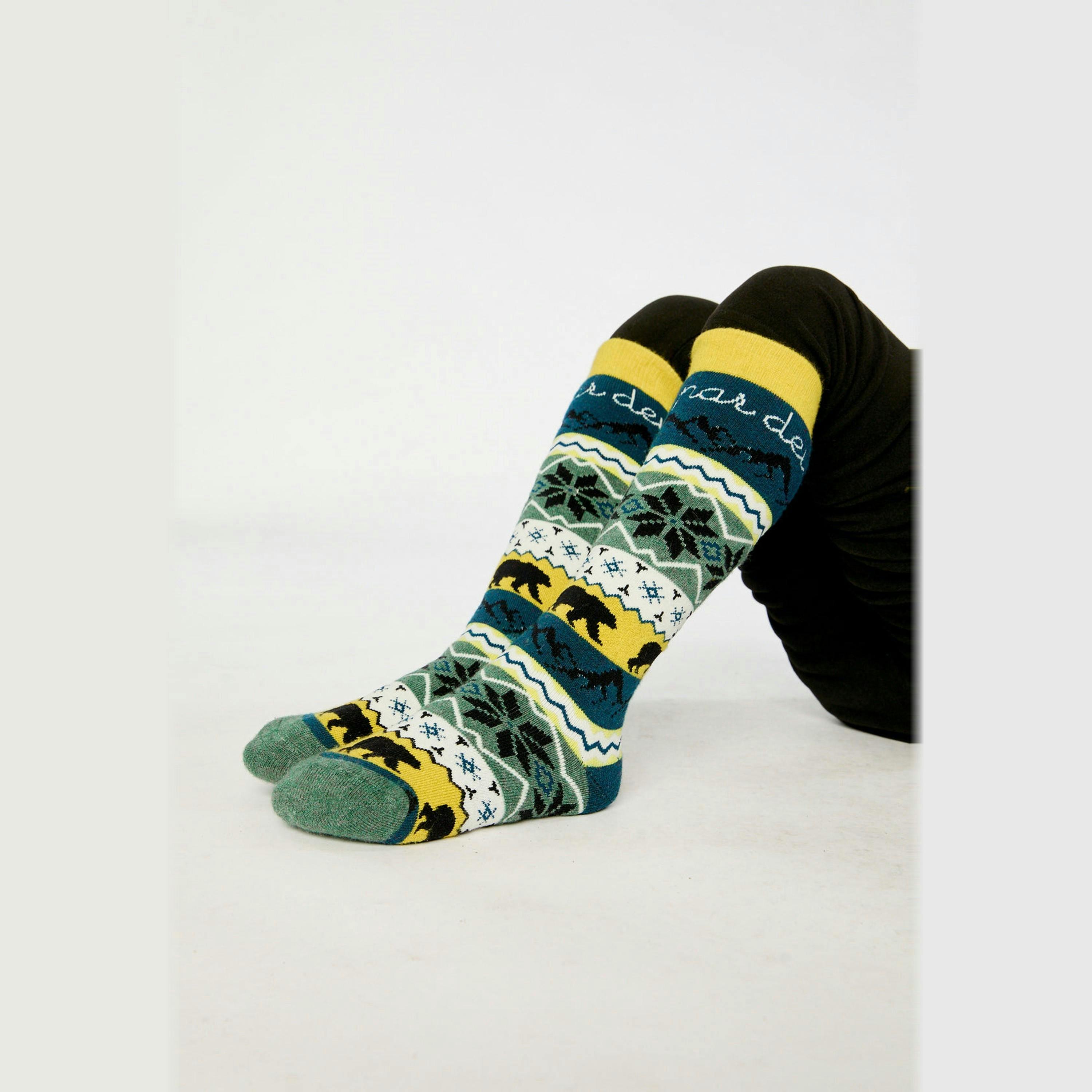 Ski Socks Navy Blue , view 4 of 6