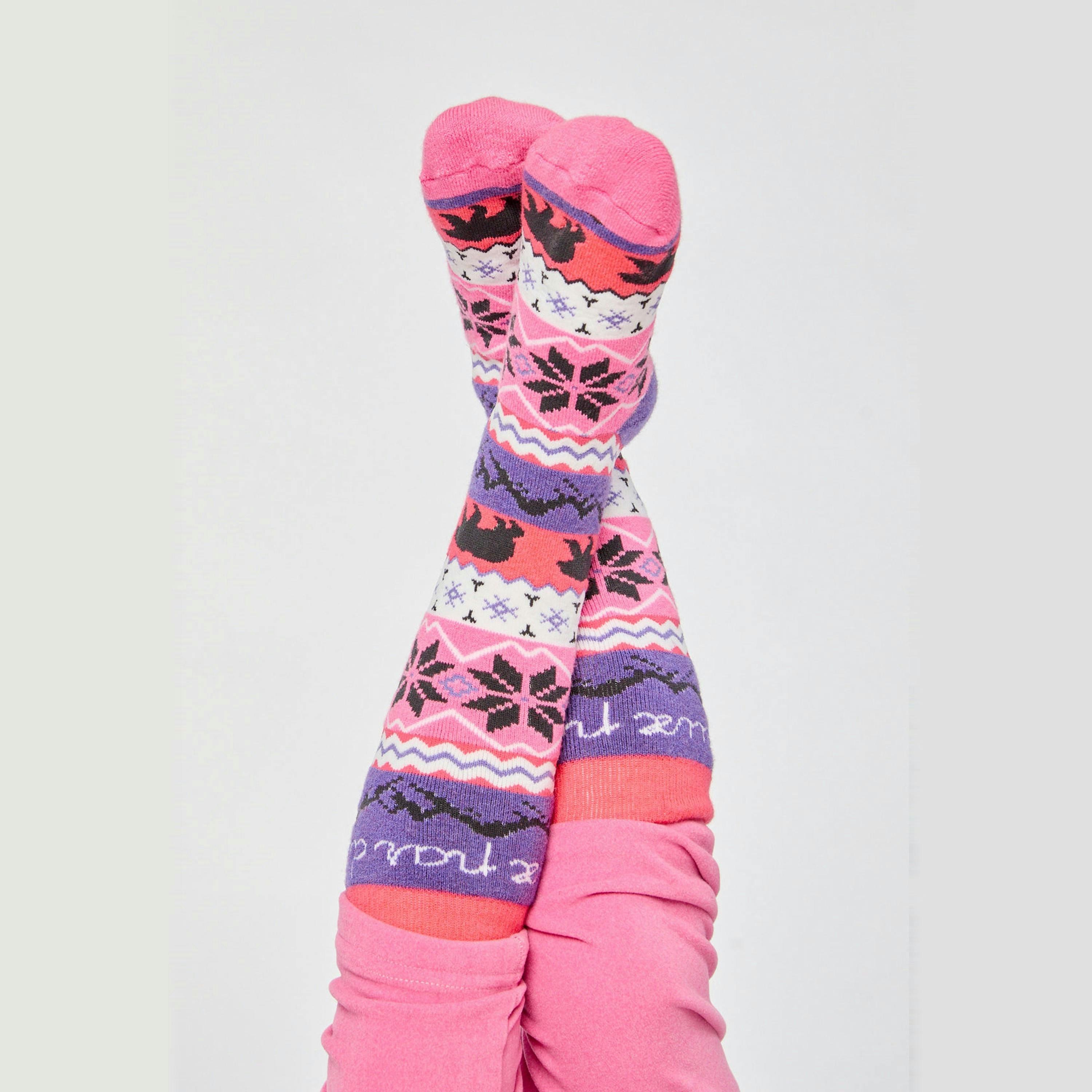 Ski Socks Pink , view 4 of 6