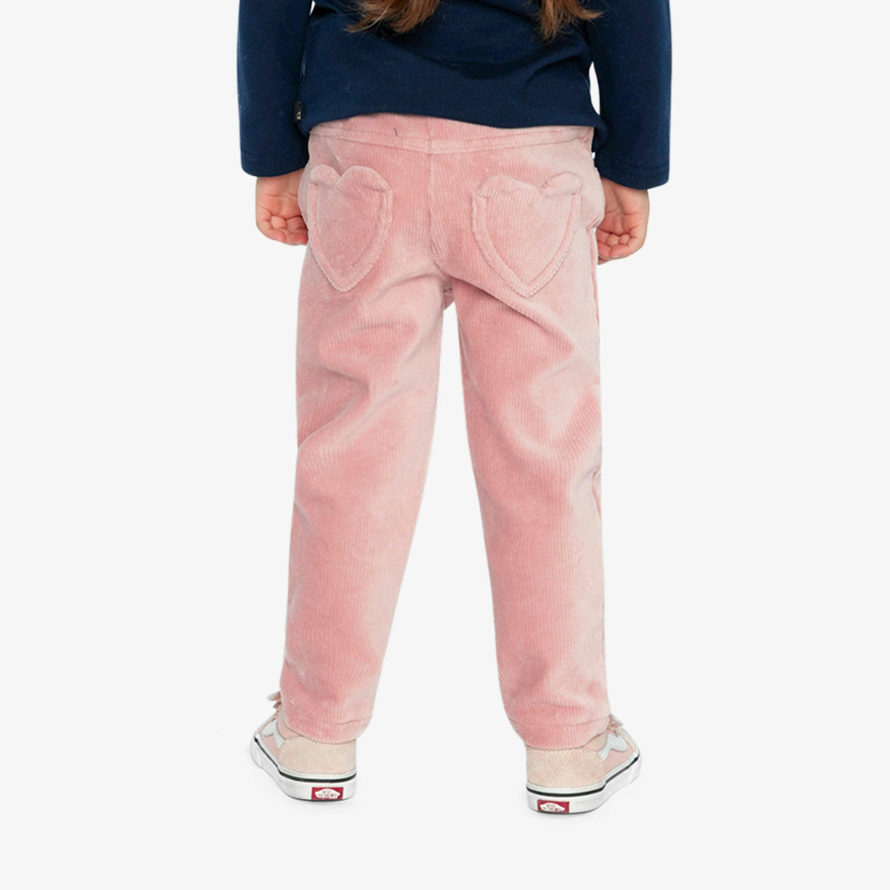 Stretch Velour Treggings Pale Dusty Pink , view 5 of 5