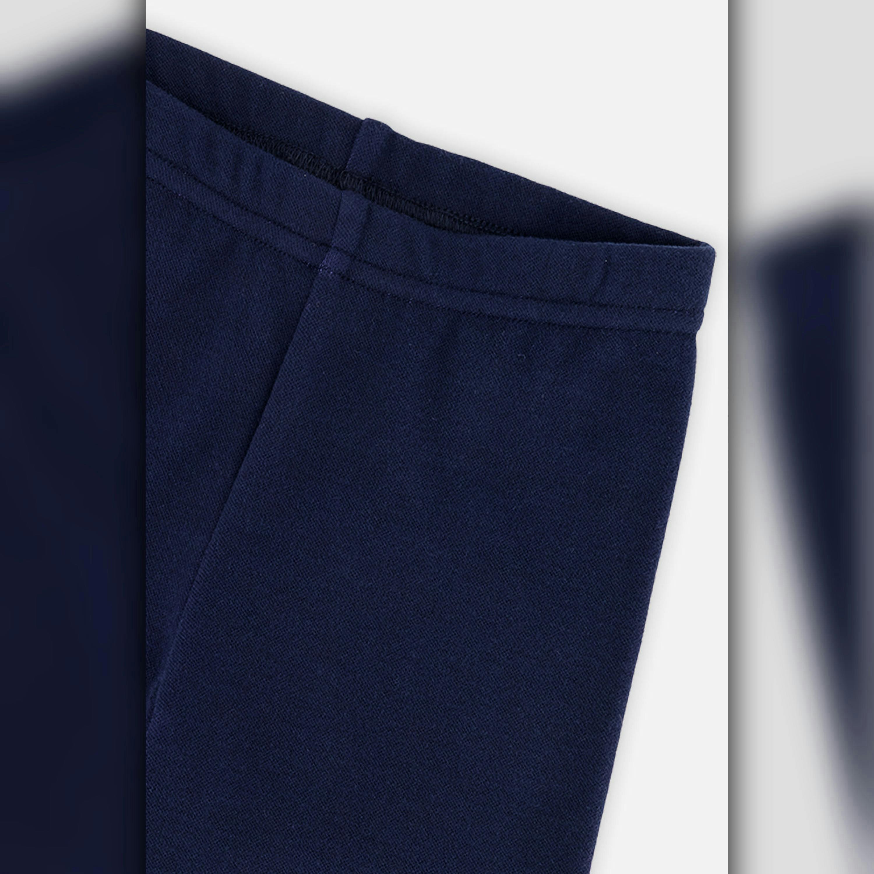 Baby Leggings Royal Blue and Pink , view 2 of 2