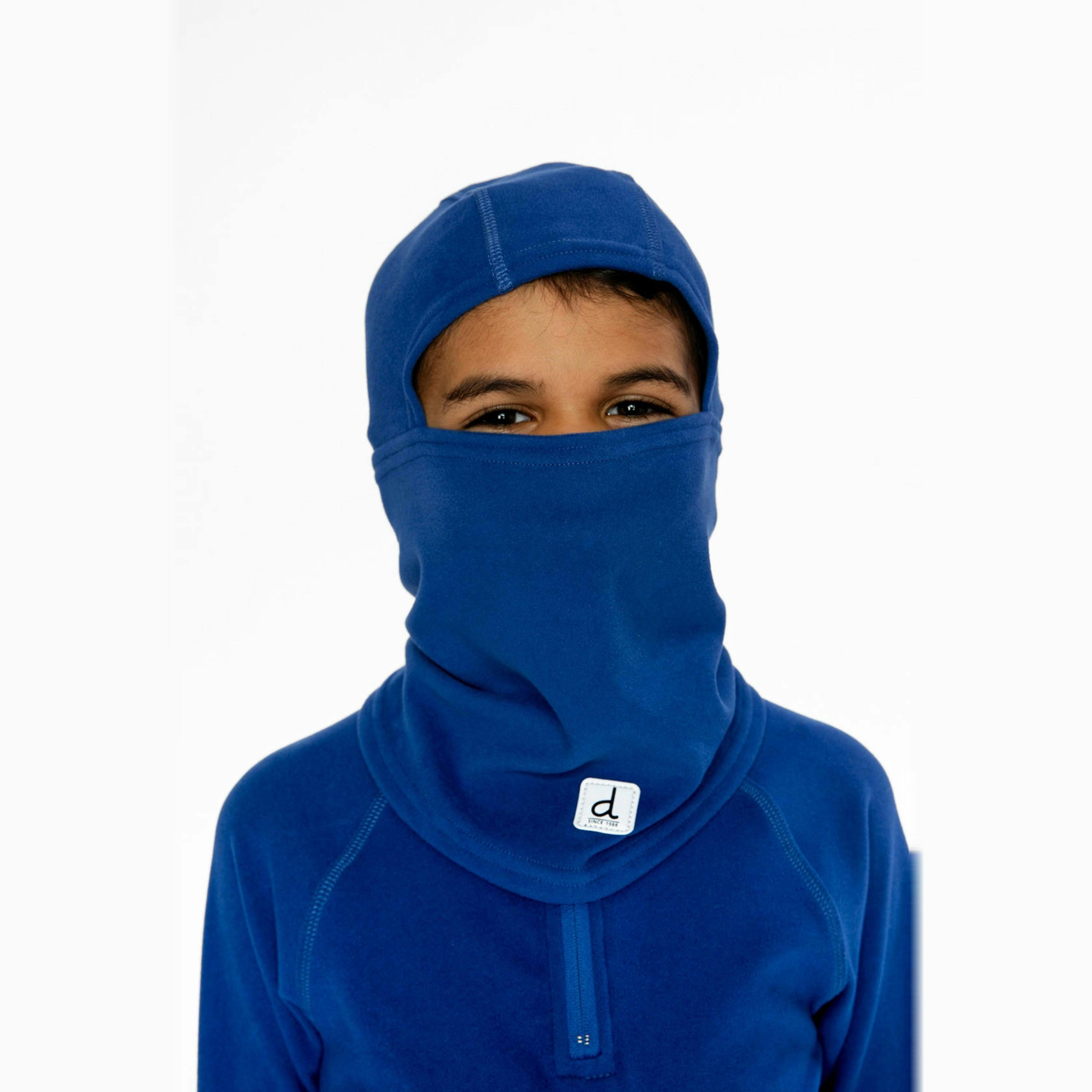 Brushed Jersey Balaclava Royal Blue , view 2 of 3
