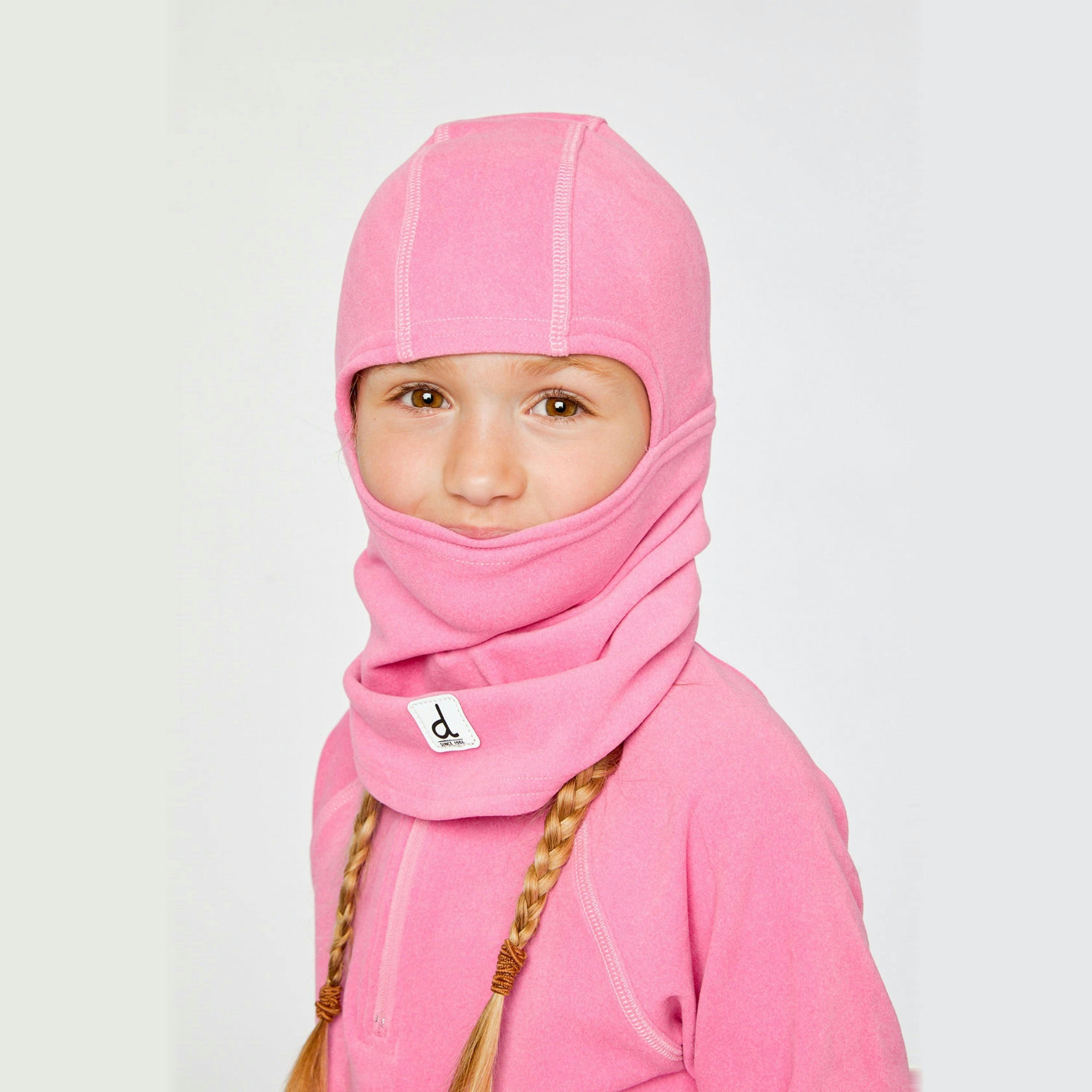 Brushed Jersey Balaclava Pink , view 2 of 3