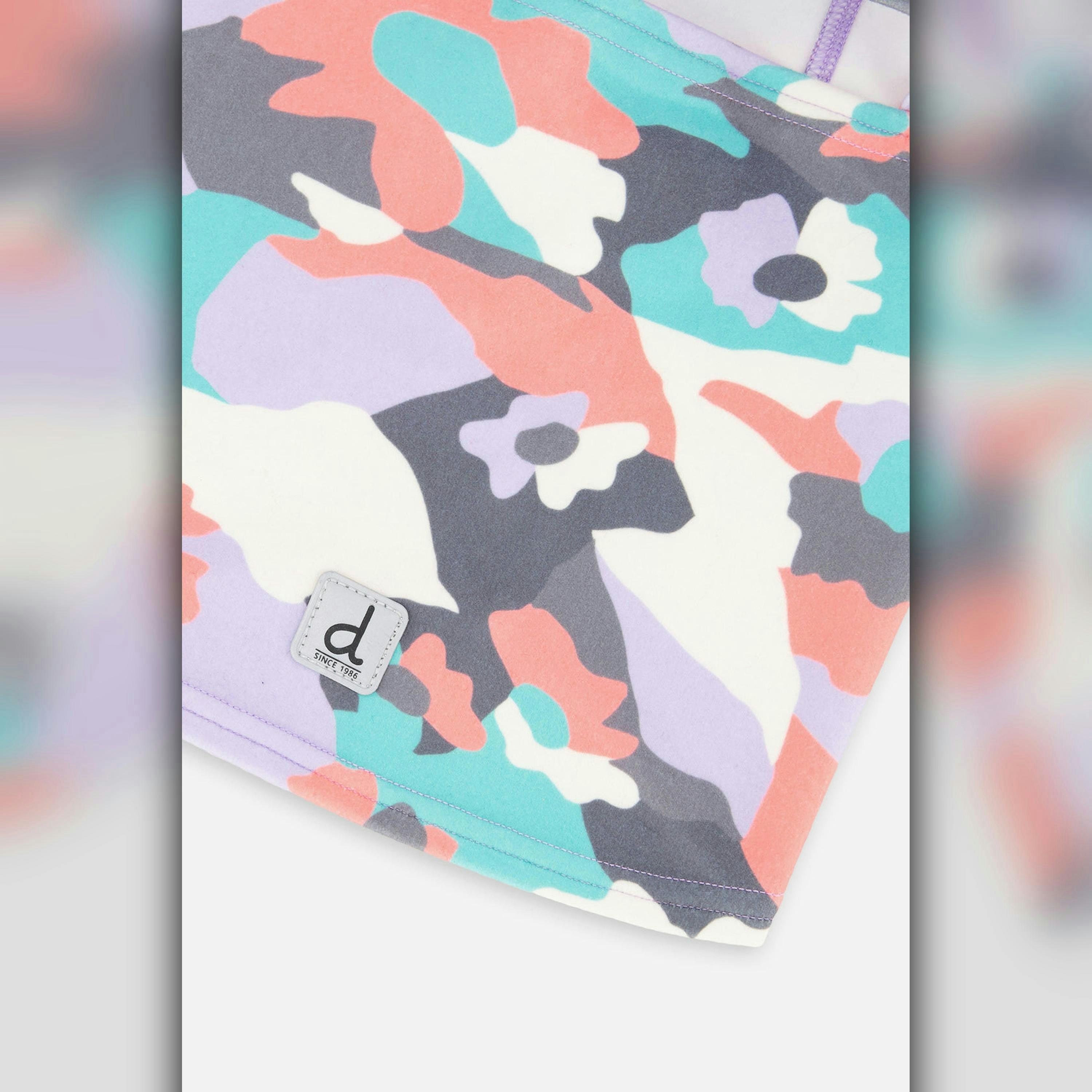 Brushed Jersey Balaclava Coral Camouflage Print , view 3 of 3