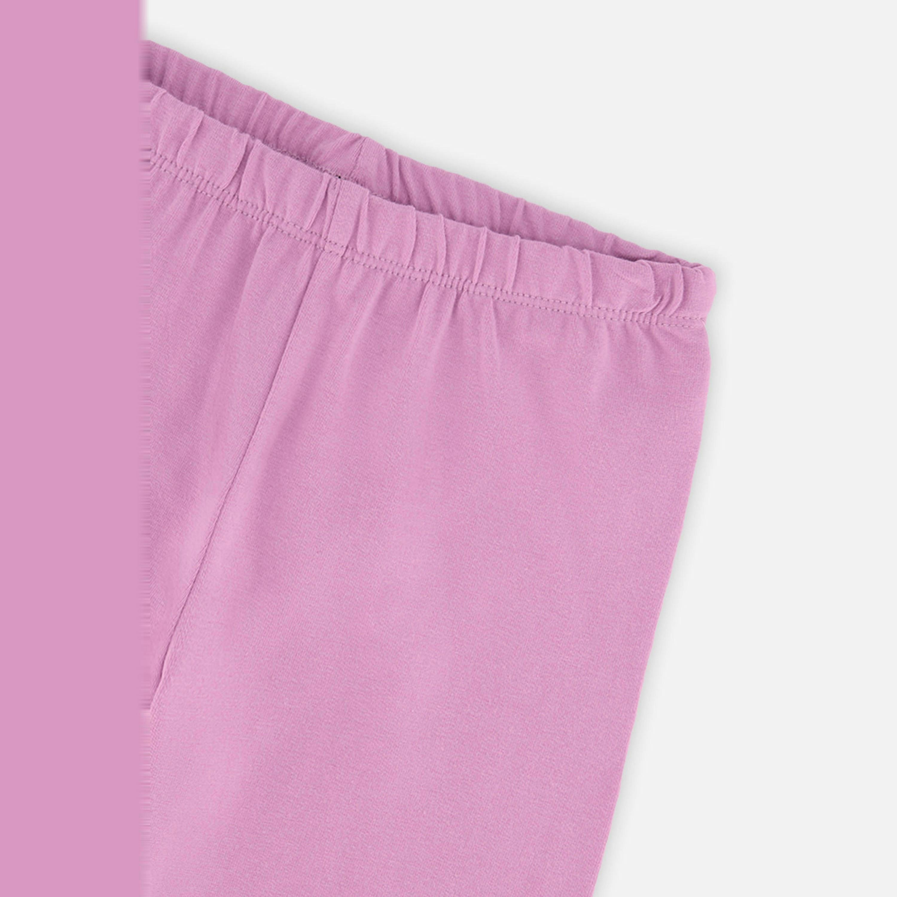 Organic Cotton Jersey Leggings Violet , view 6 of 6