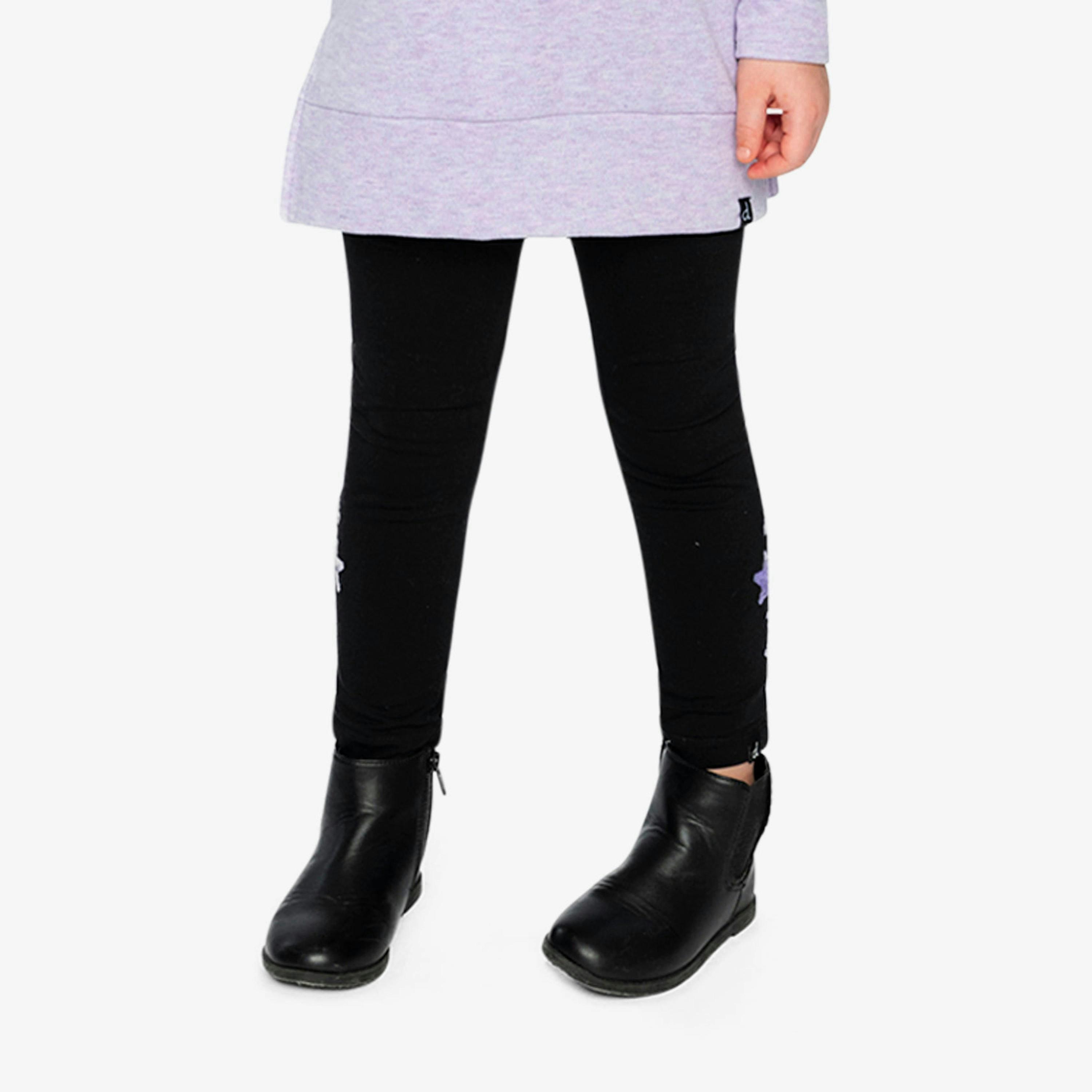 Organic Cotton Jersey Leggings Black , view 2 of 5