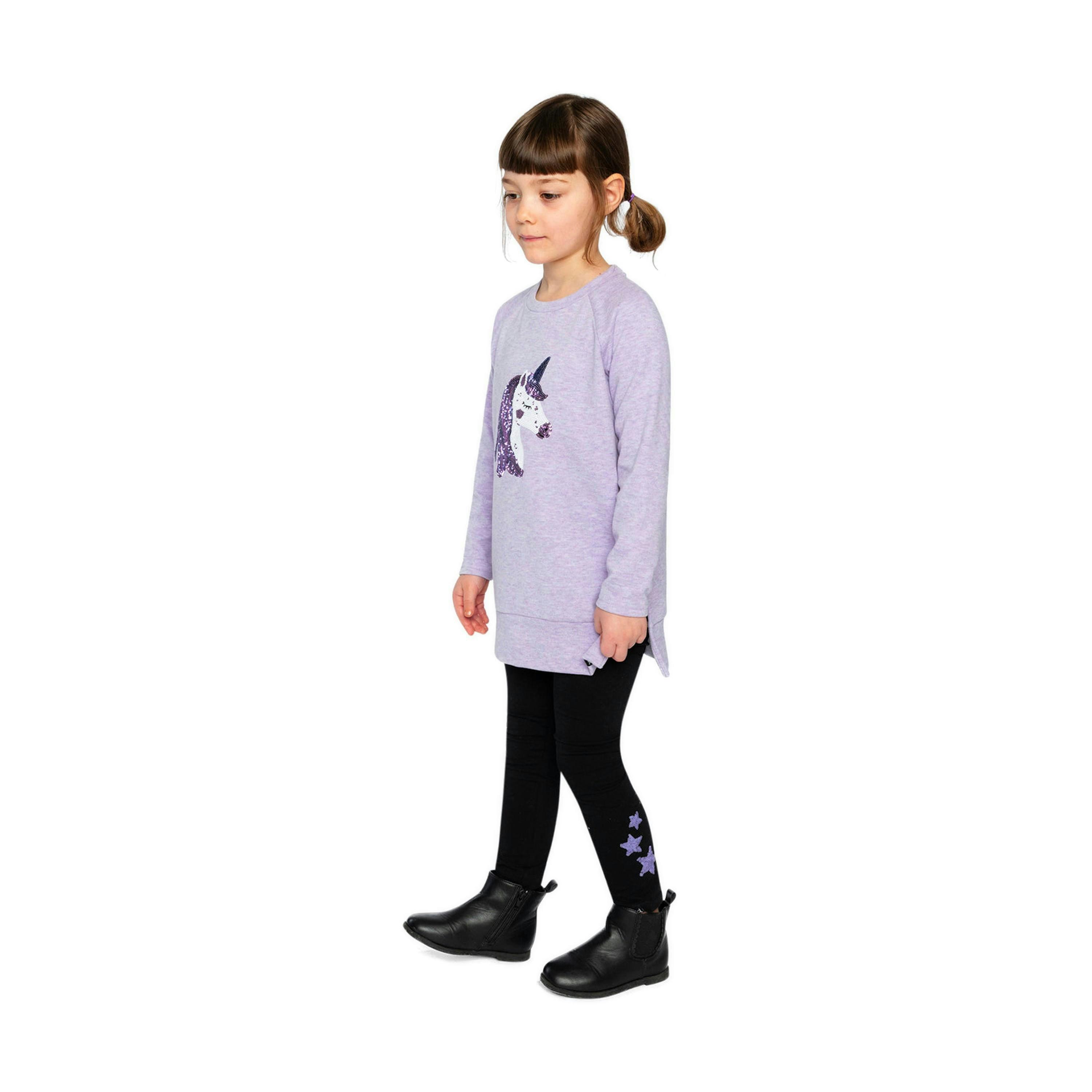 Organic Cotton Jersey Leggings Black , view 4 of 5