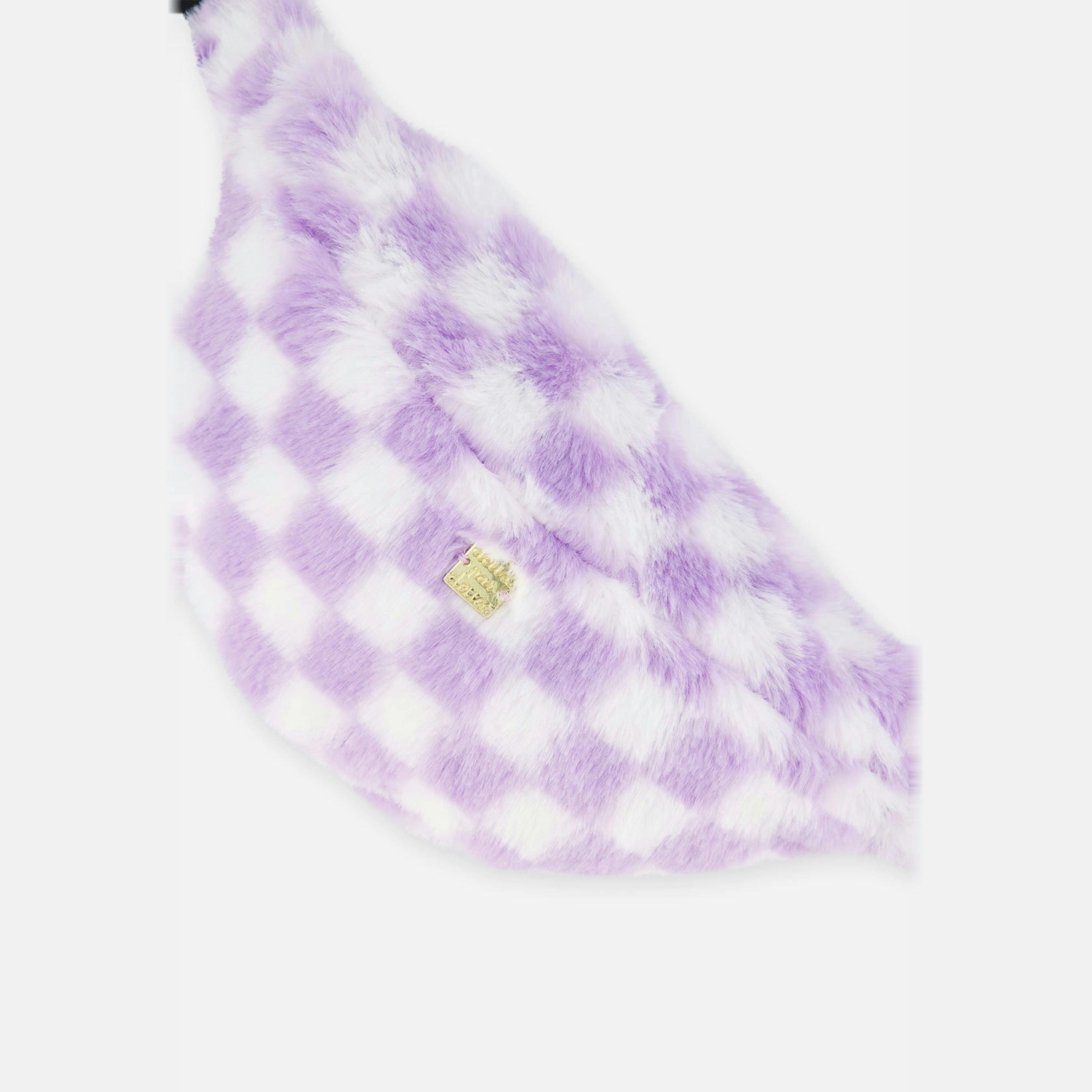Fanny Bag Lilac And White Tiles , view 3 of 4