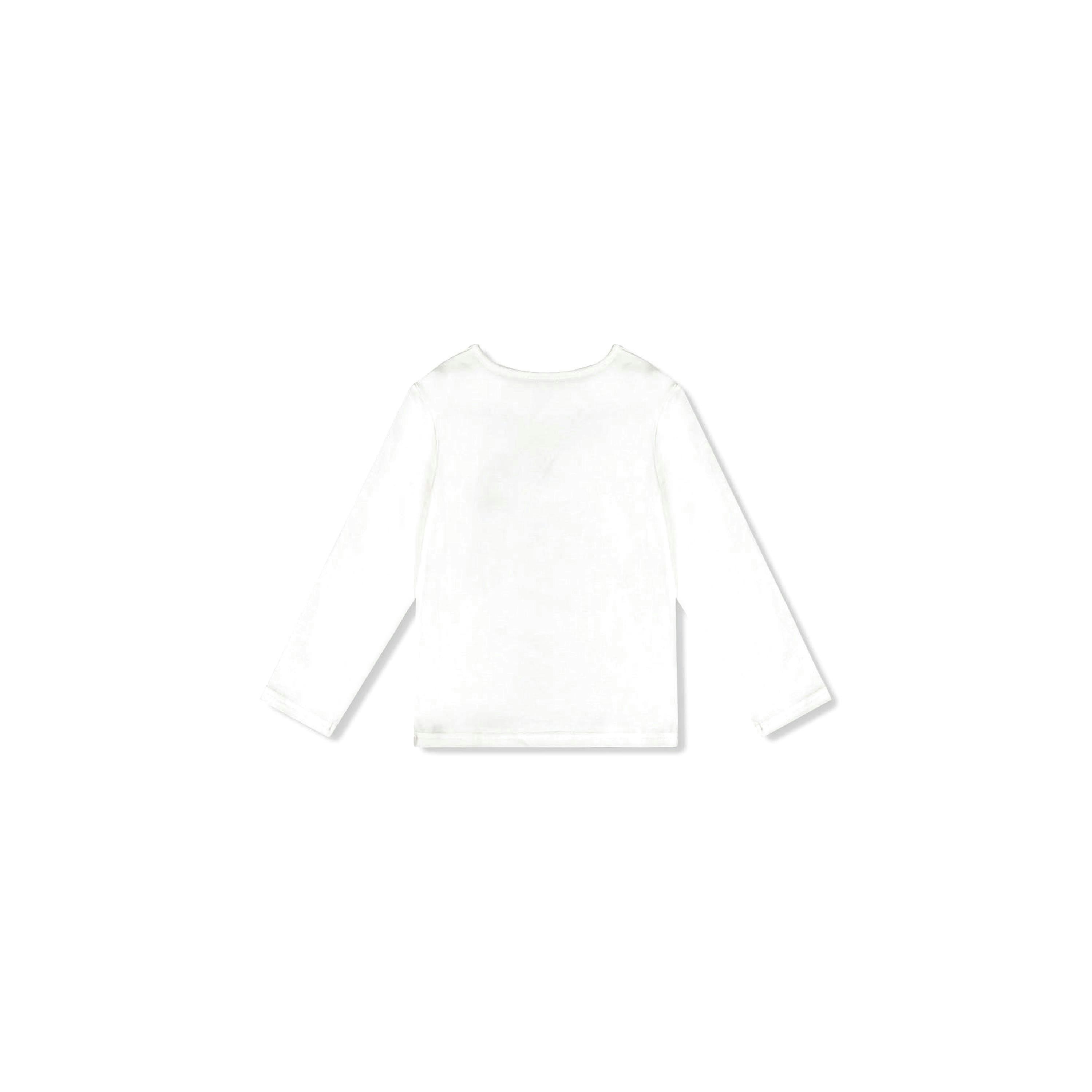 Long Sleeve Organic Cotton Strawberry T-Shirt Off White , view 6 of 6