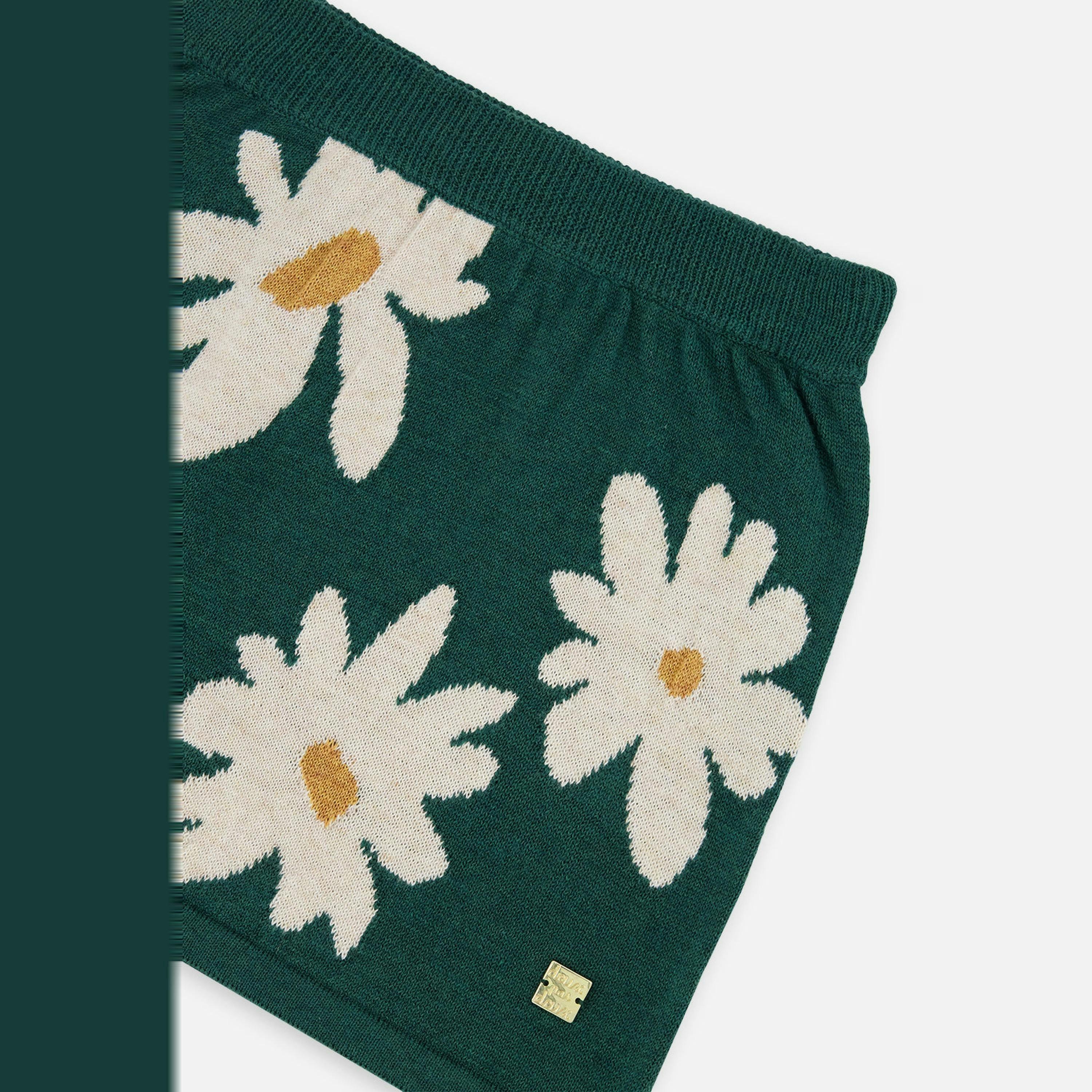 Knitted Skirt Jasper Printed Green , view 6 of 6
