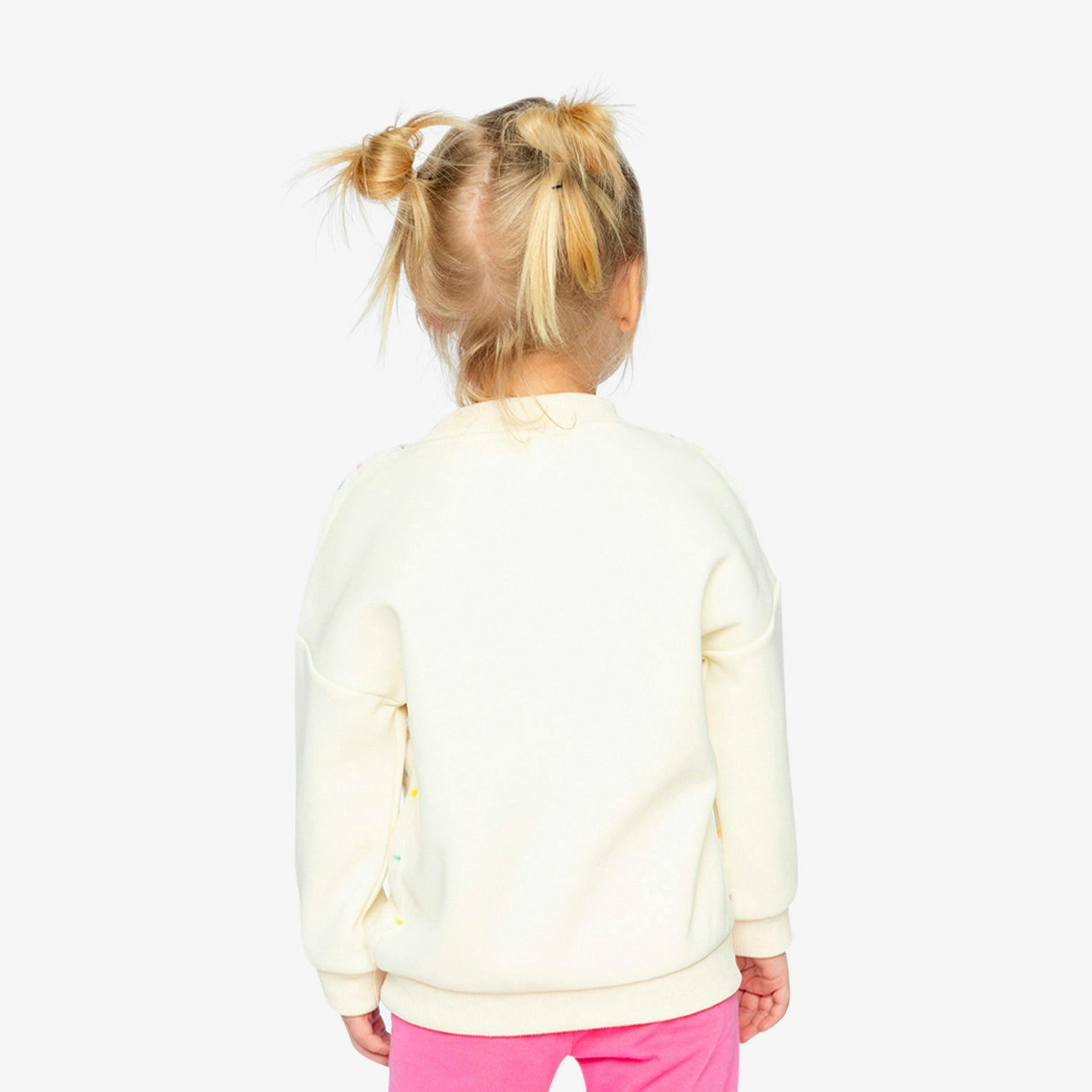 Bi-Material Sweater Off-White , view 4 of 6