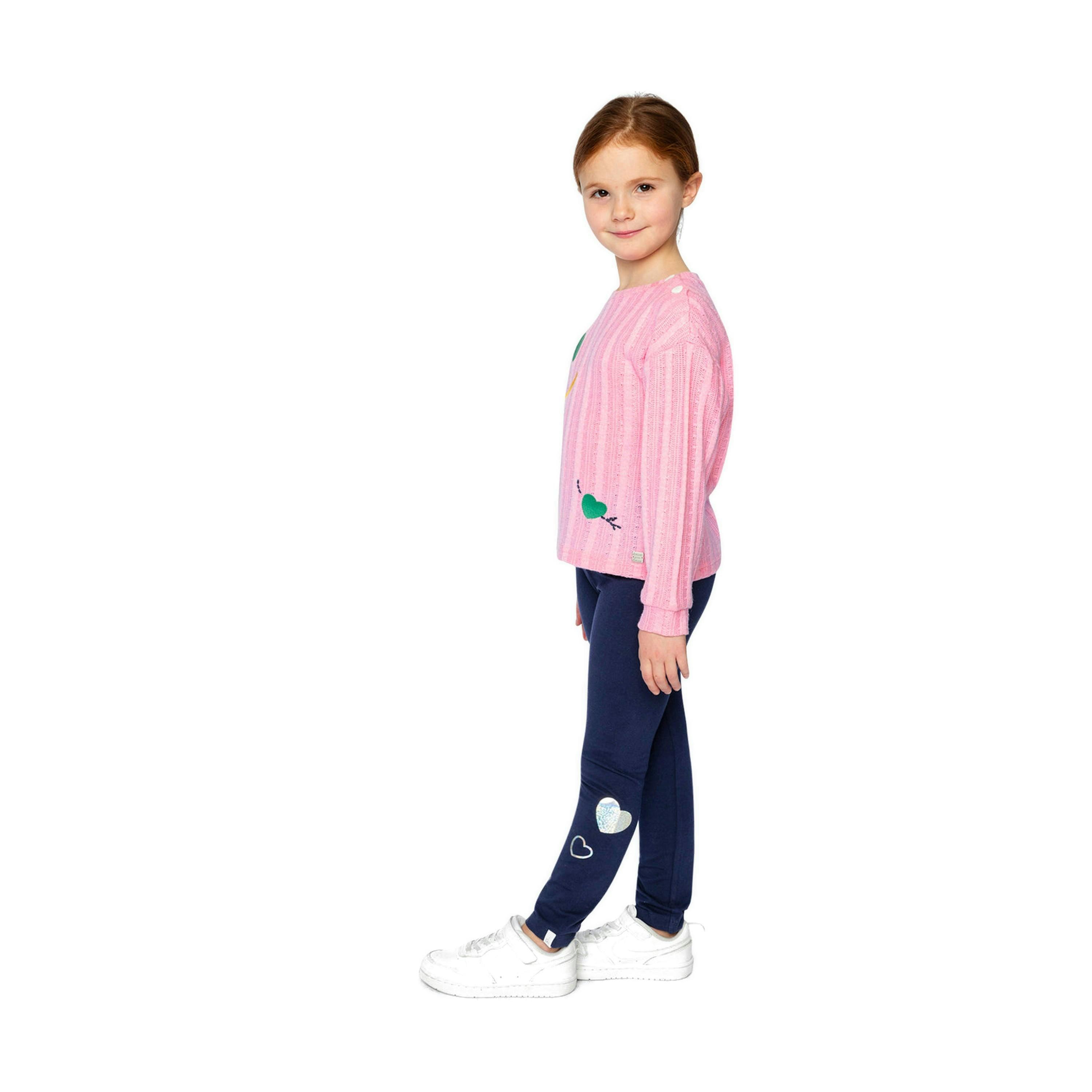 Organic Cotton Leggings Dark Blue , view 3 of 4