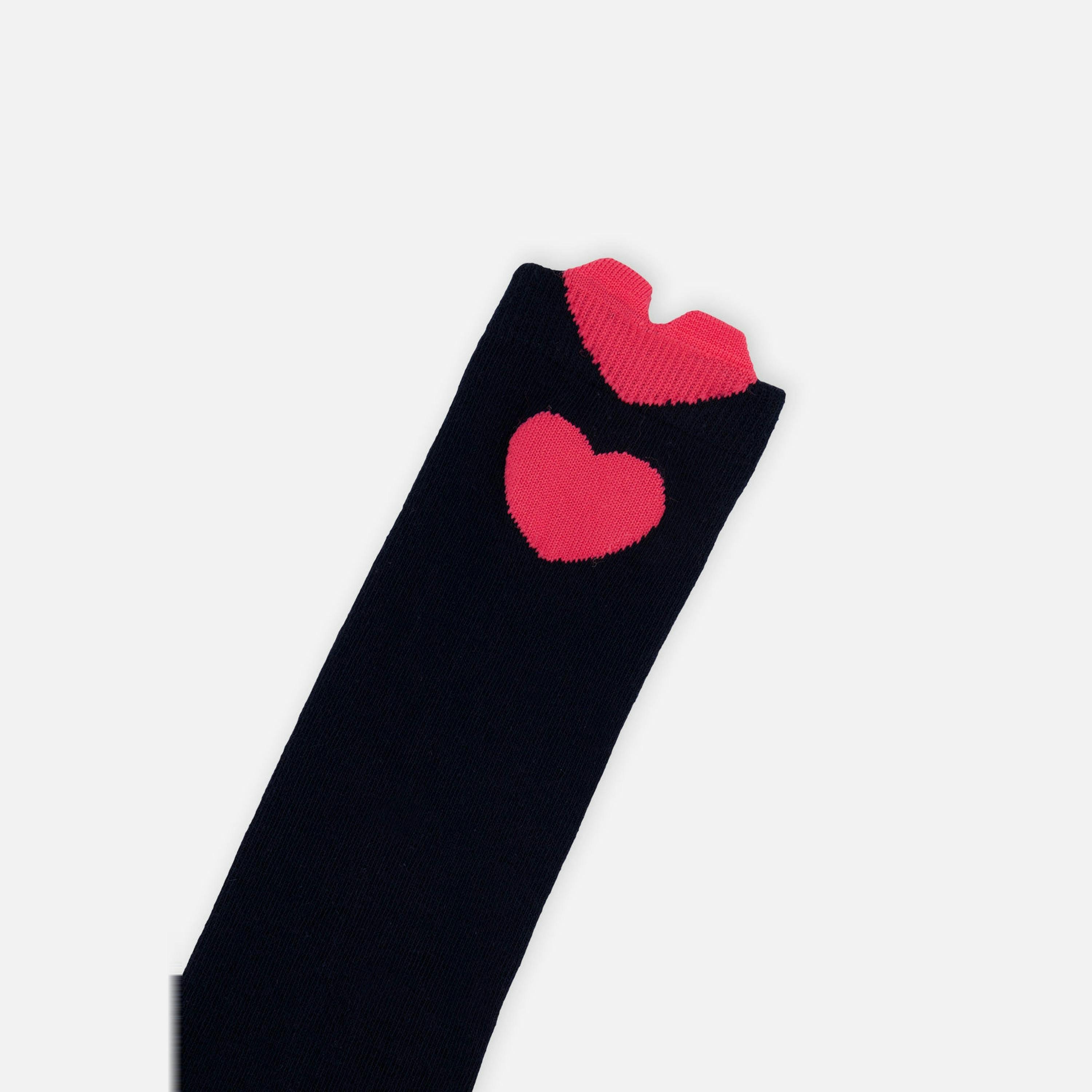 Socks (3 Pairs) Dark Blue, Pink And Beige , view 4 of 4