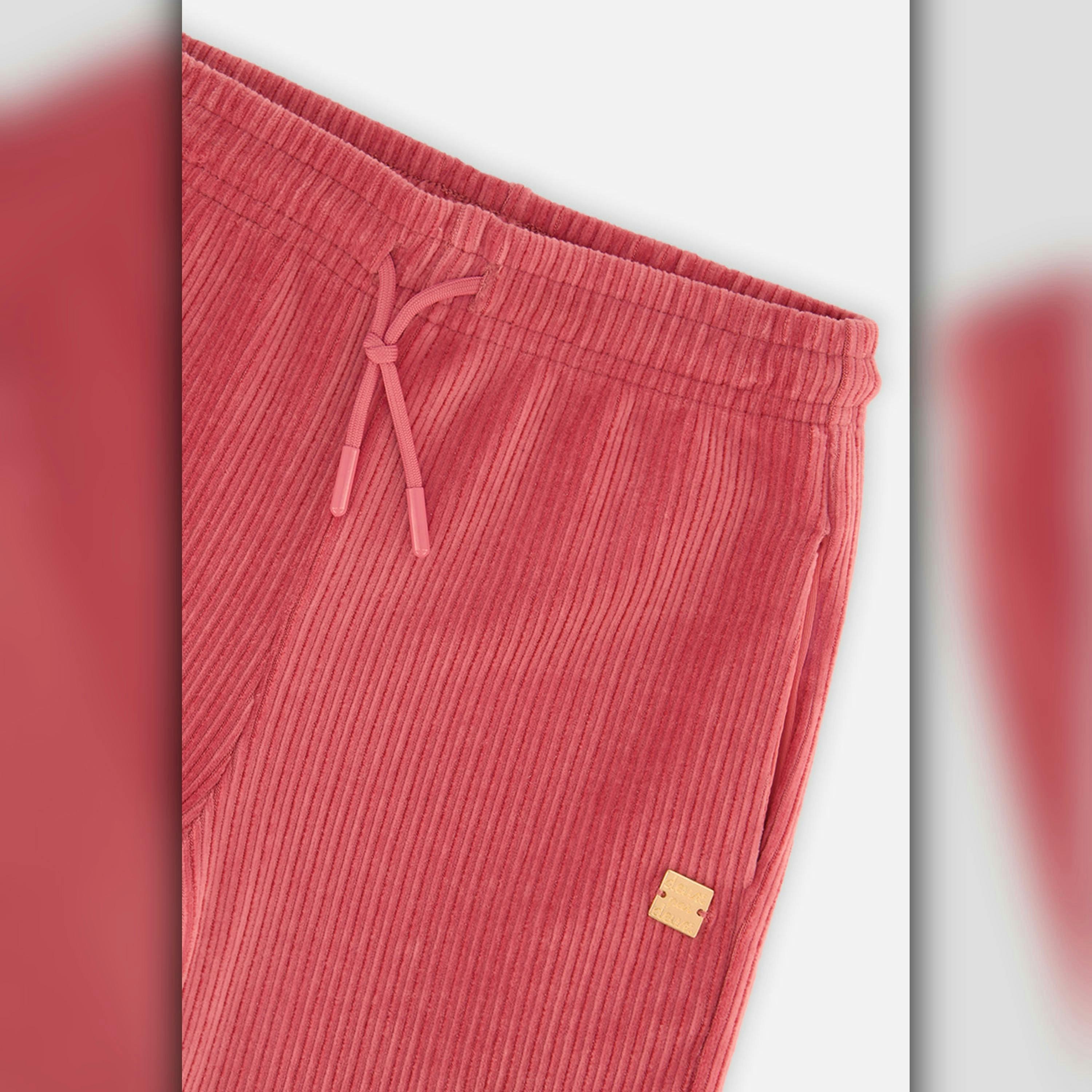 Velour Flare Pants Raspberry Pink , view 6 of 6