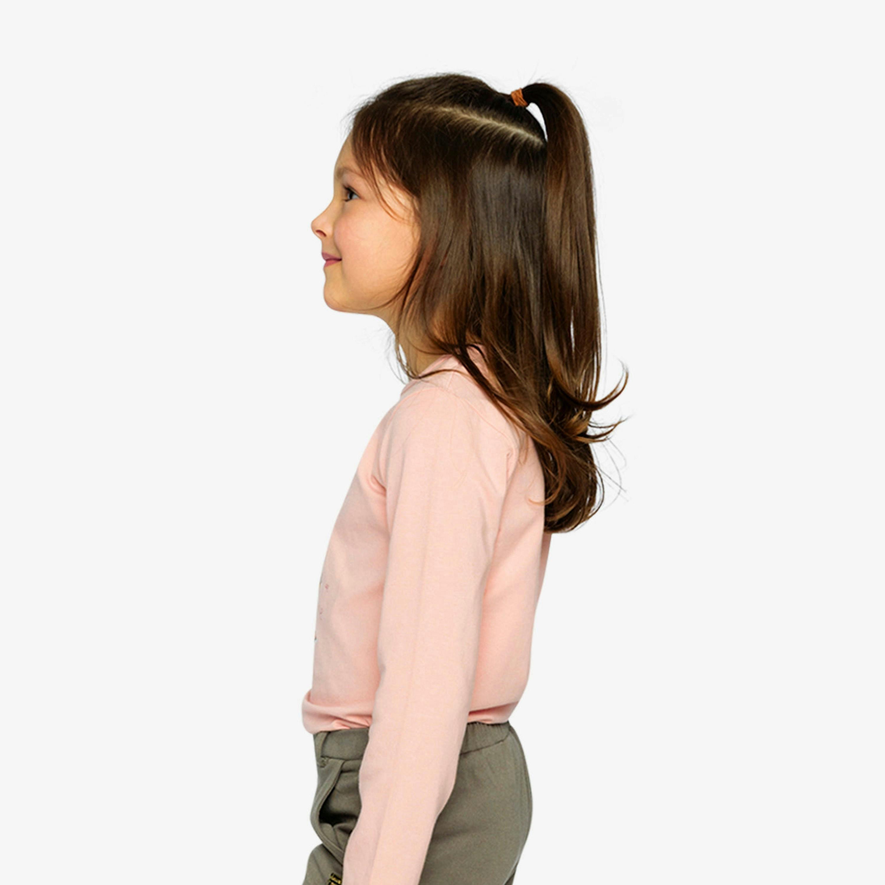 Organic Cotton Jersey T-Shirt Pale Dusty Pink , view 6 of 6