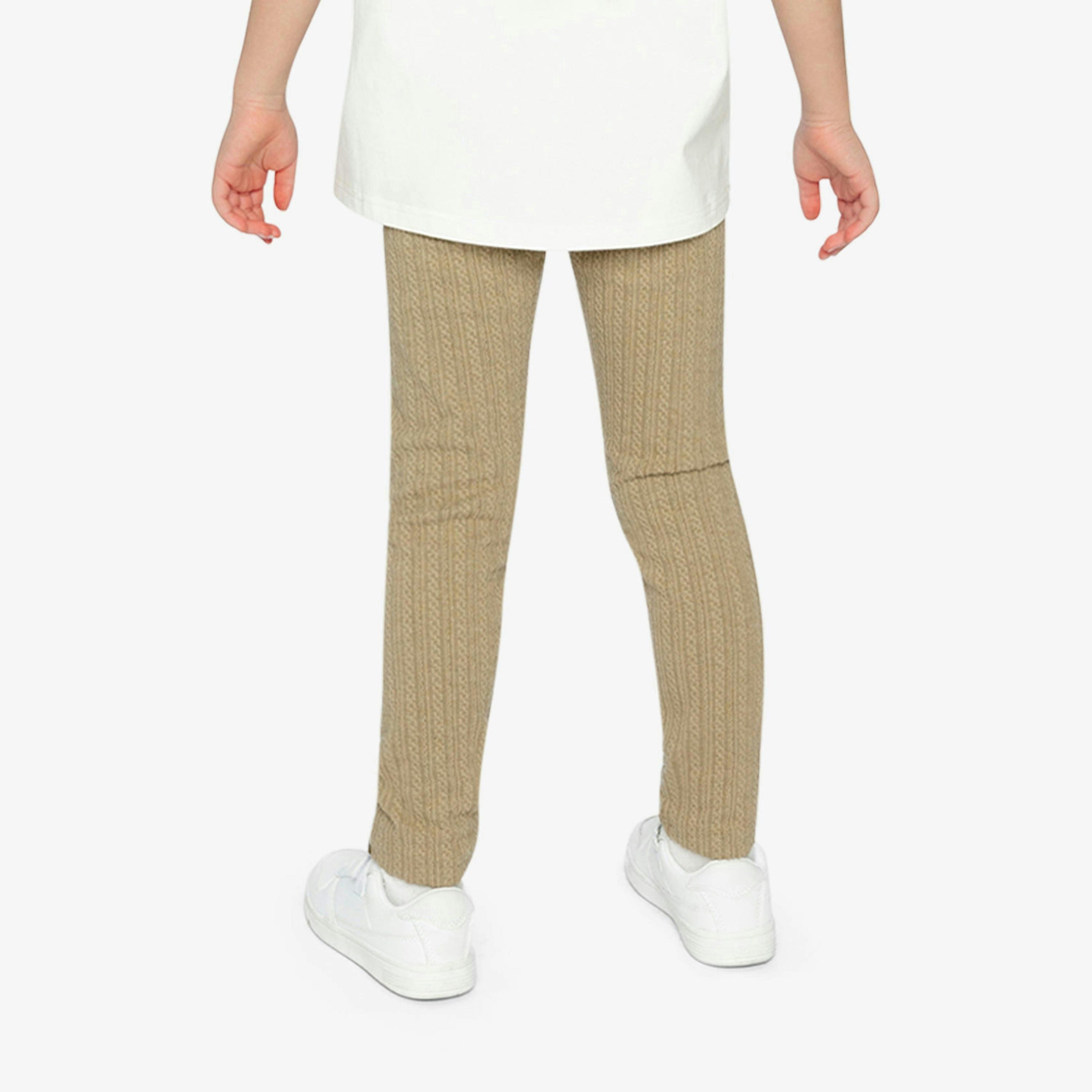 Jacquard Leggings Sage Green , view 4 of 6