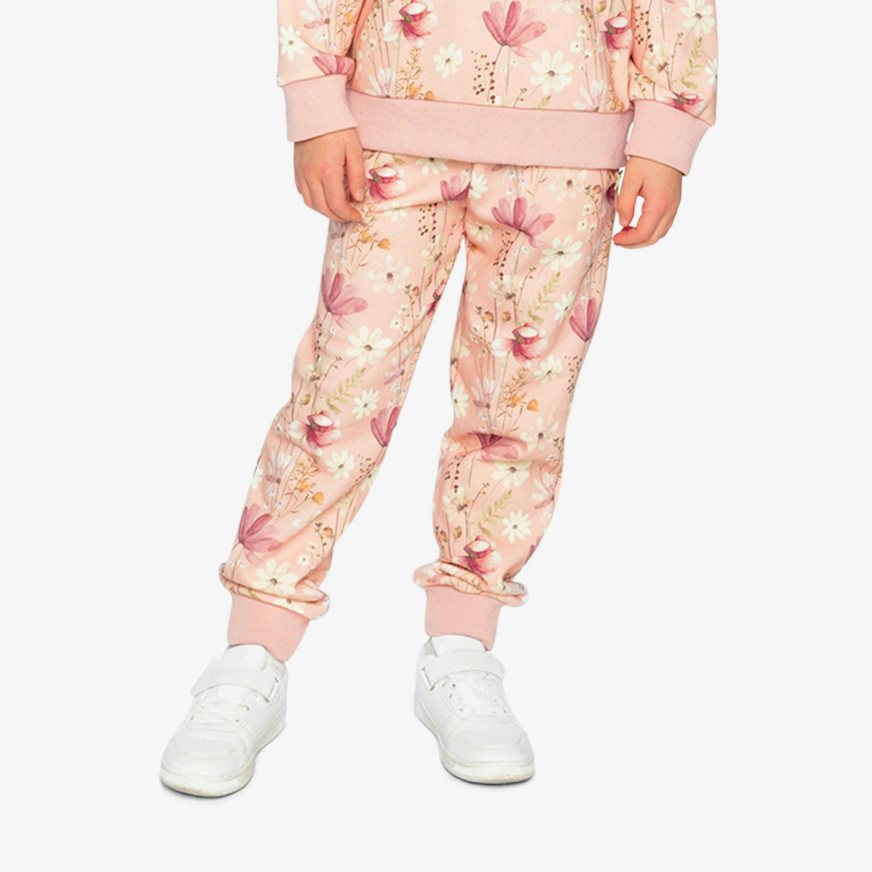 Sweatpants Pink Printed Flowers , view 2 of 6