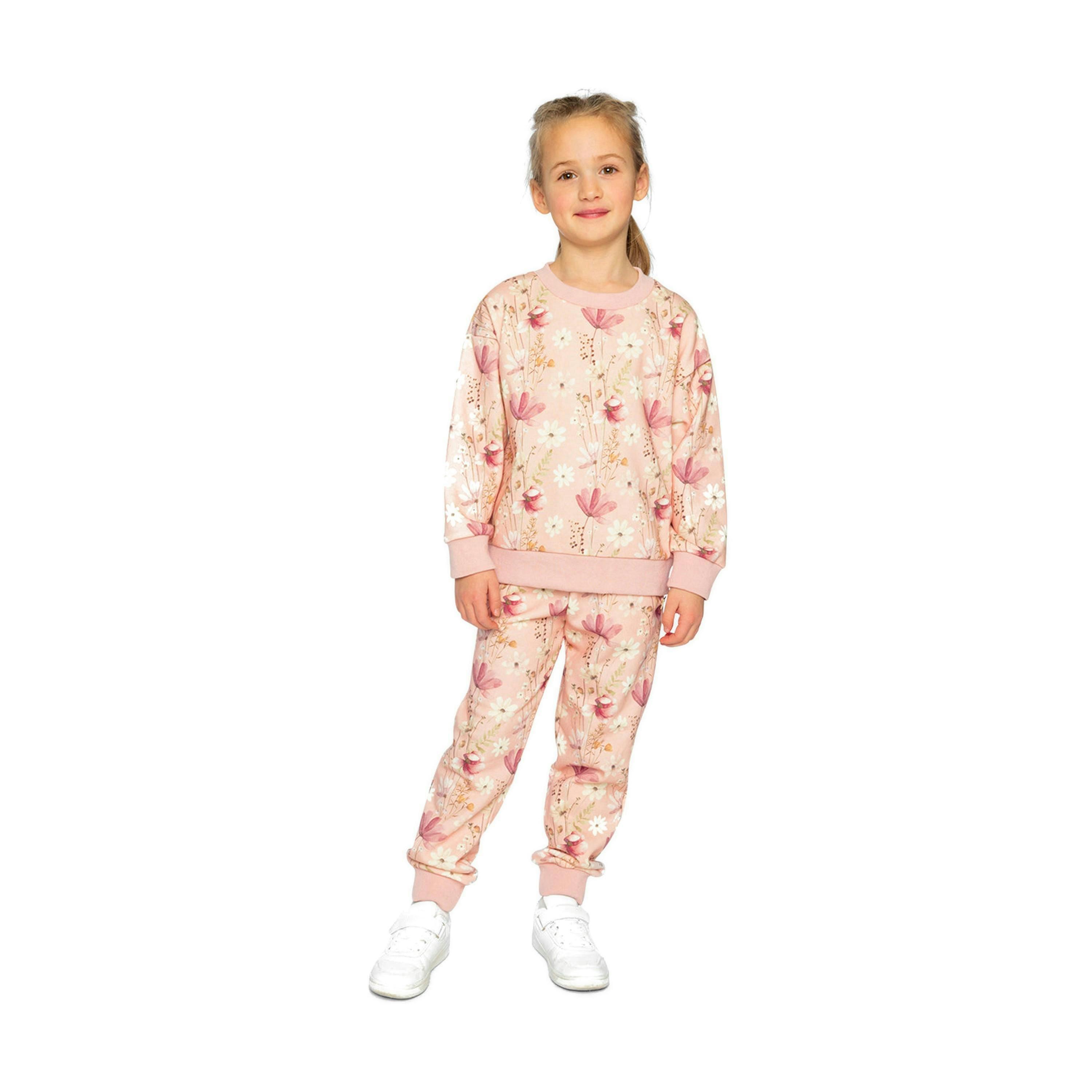 Sweatpants Pink Printed Flowers , view 5 of 6