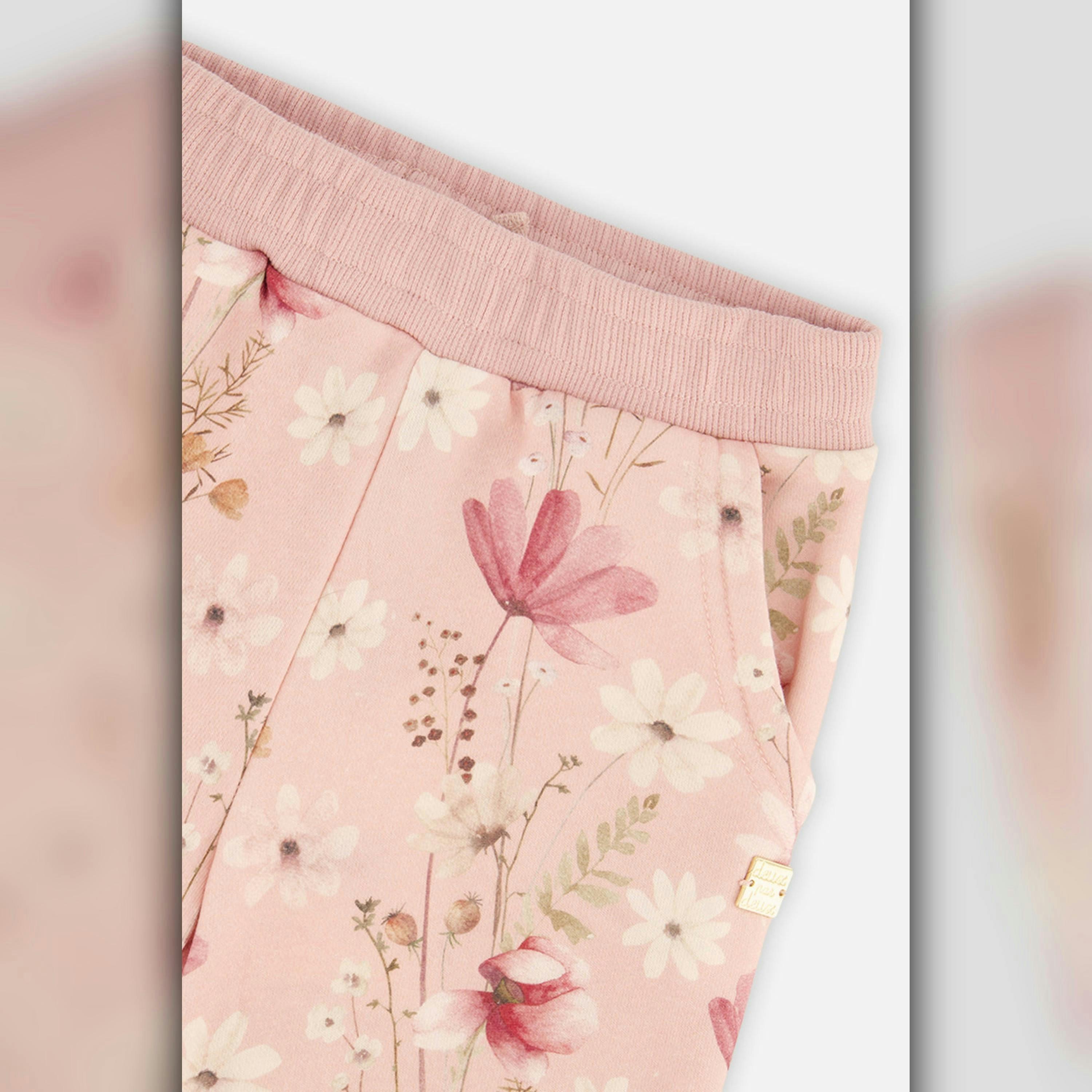 Sweatpants Pink Printed Flowers , view 6 of 6
