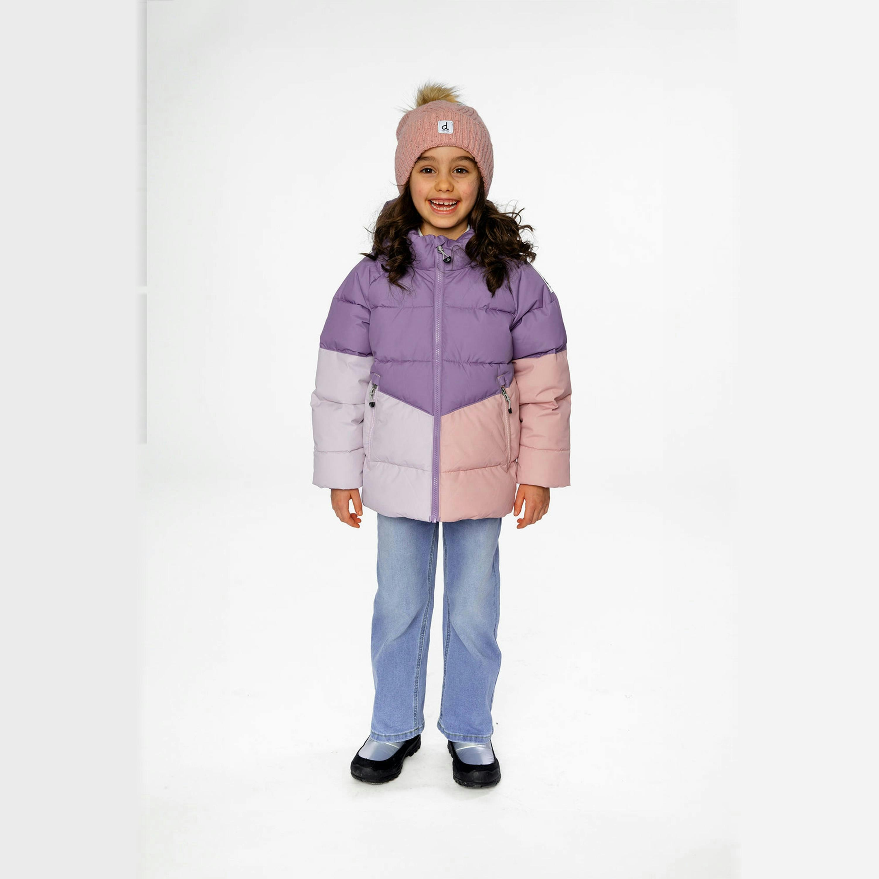 Color-Block Winter Jacket Violet , view 2 of 6