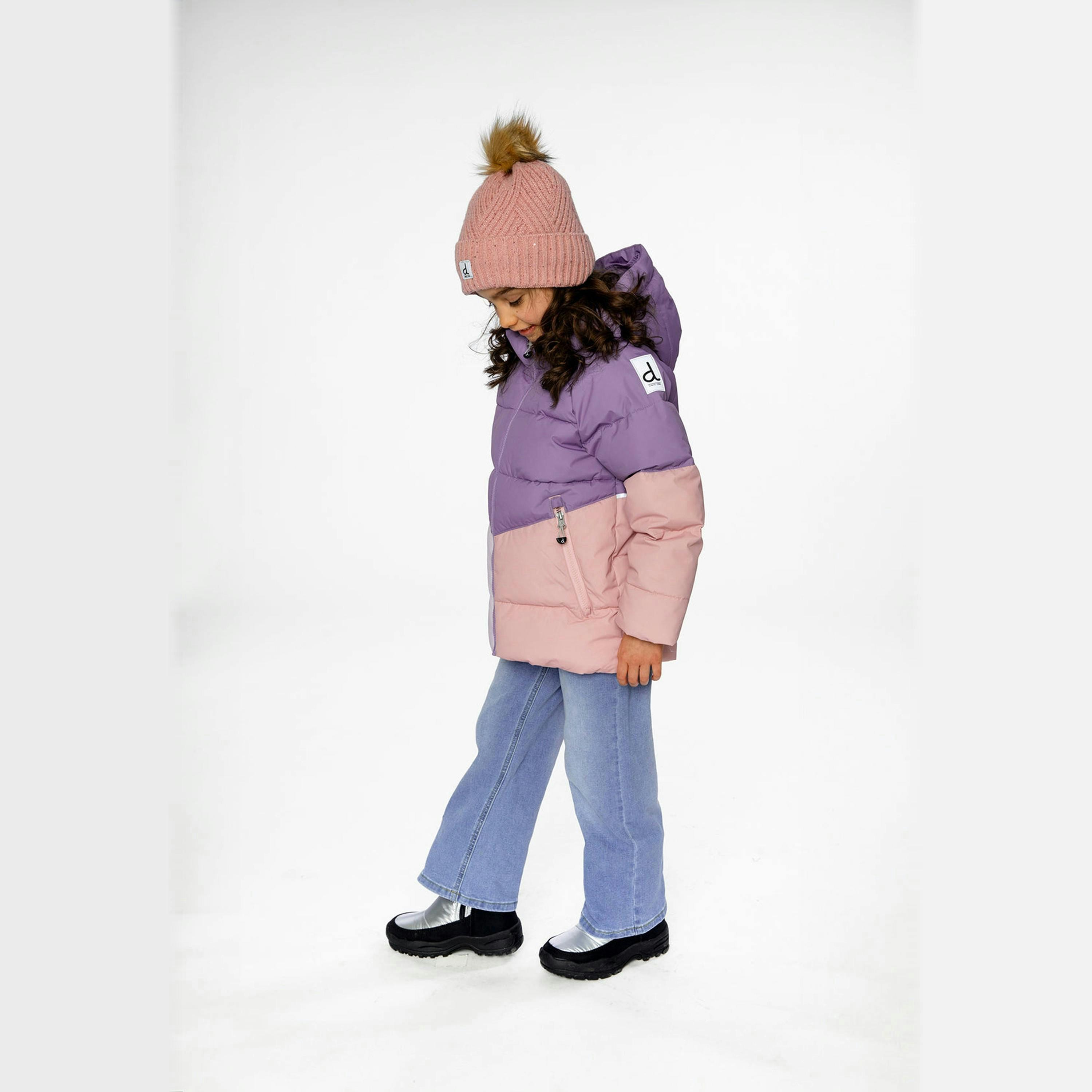 Color-Block Winter Jacket Violet , view 3 of 6