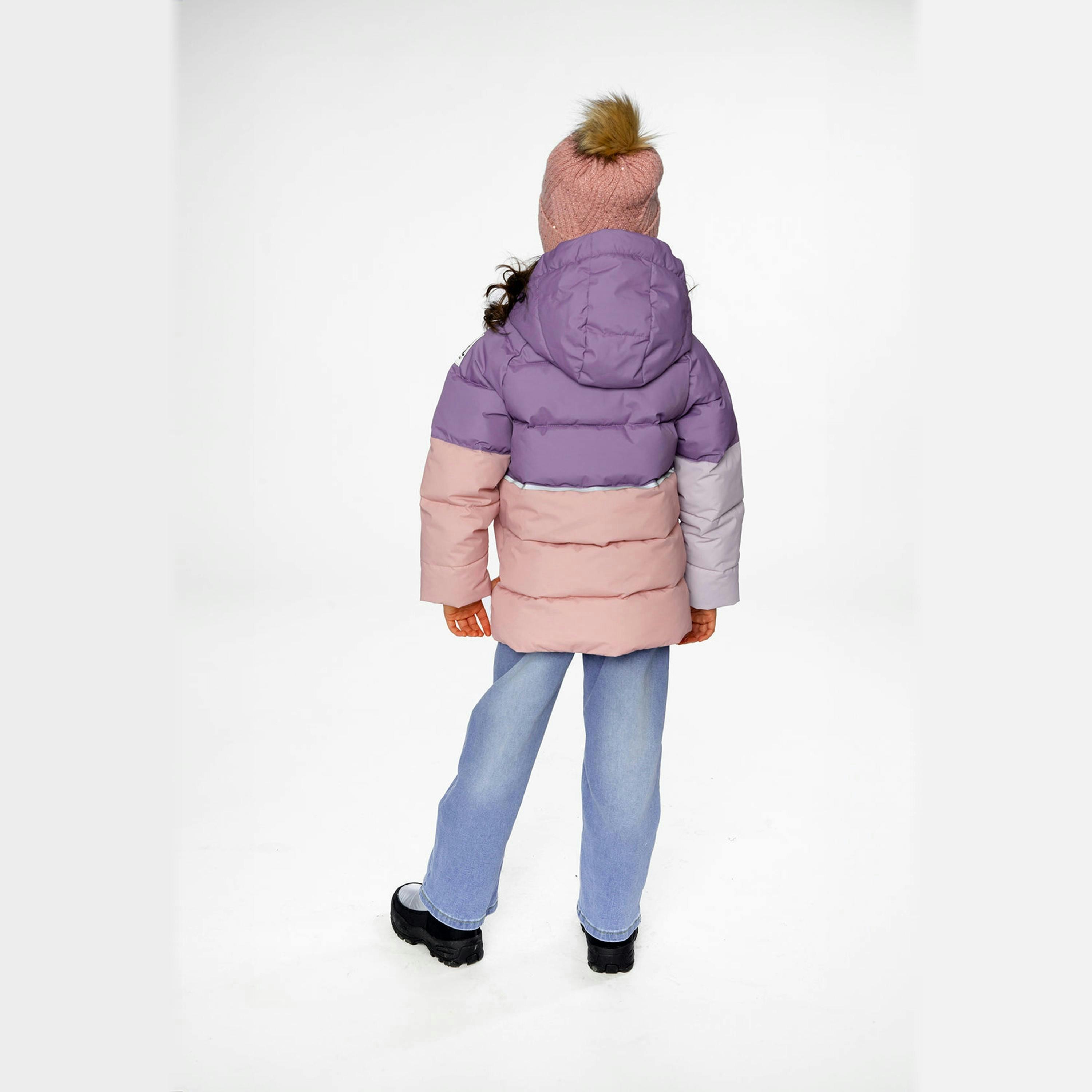 Color-Block Winter Jacket Violet , view 4 of 6