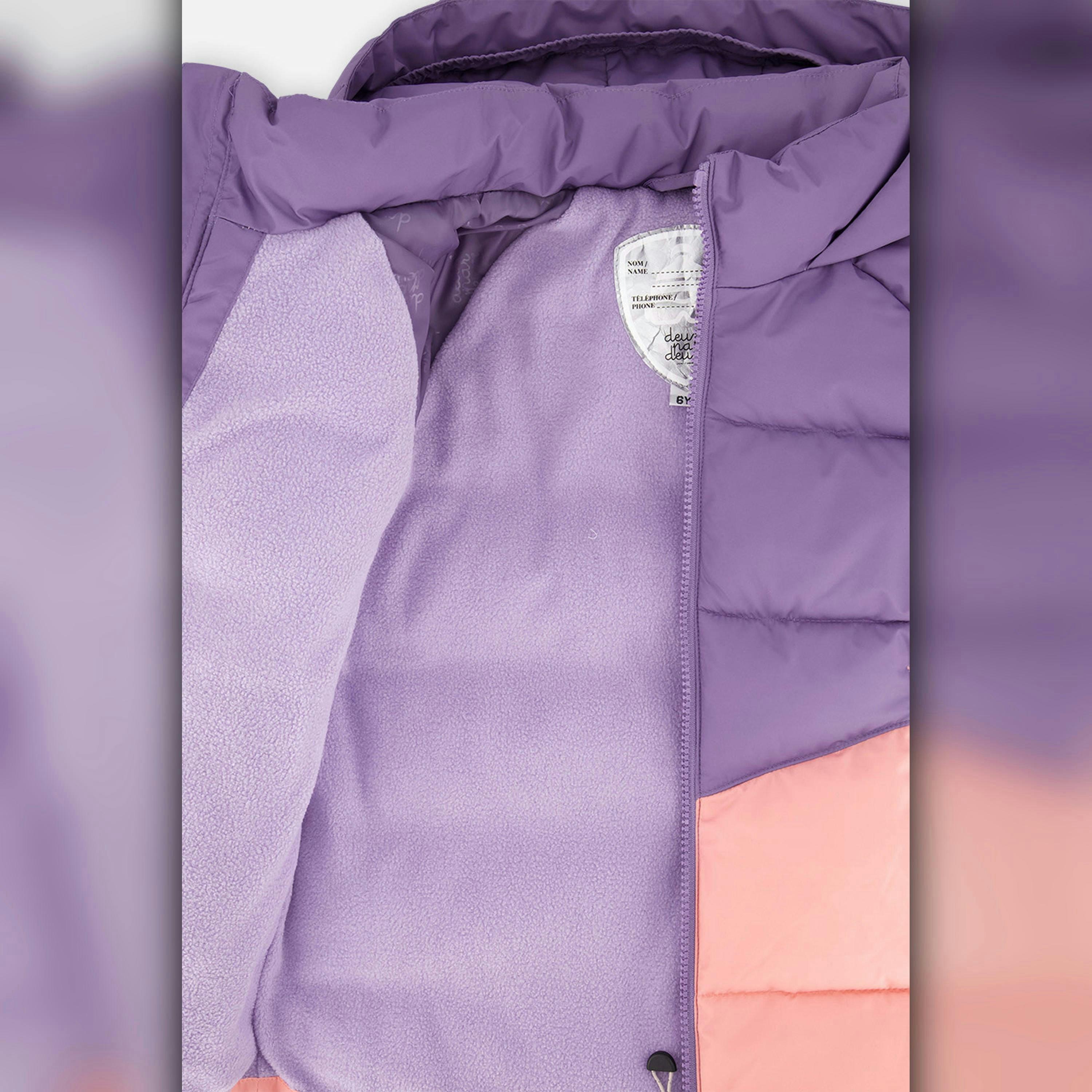 Color-Block Winter Jacket Violet , view 6 of 6