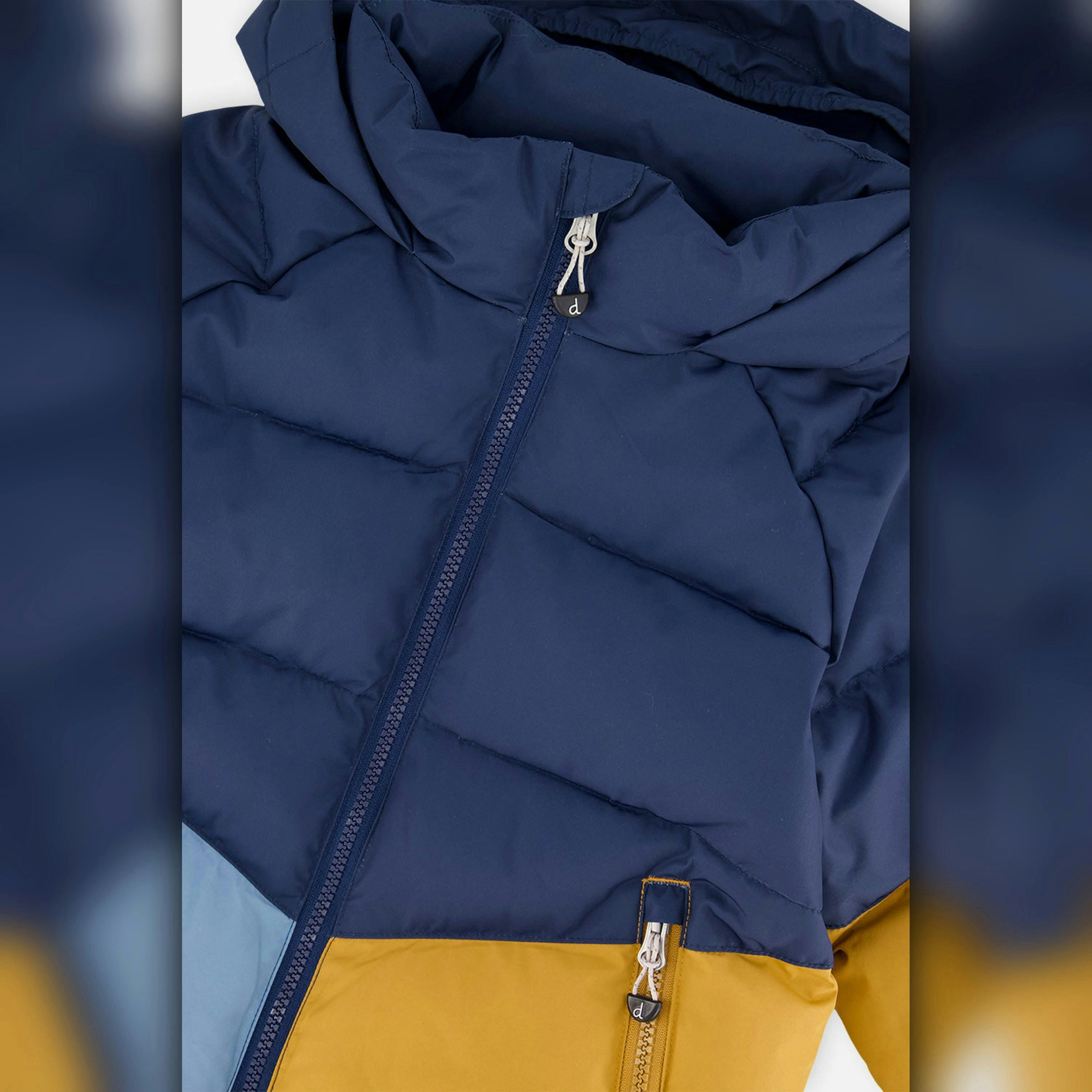 Color-Block Winter Jacket Dark Blue , view 4 of 5