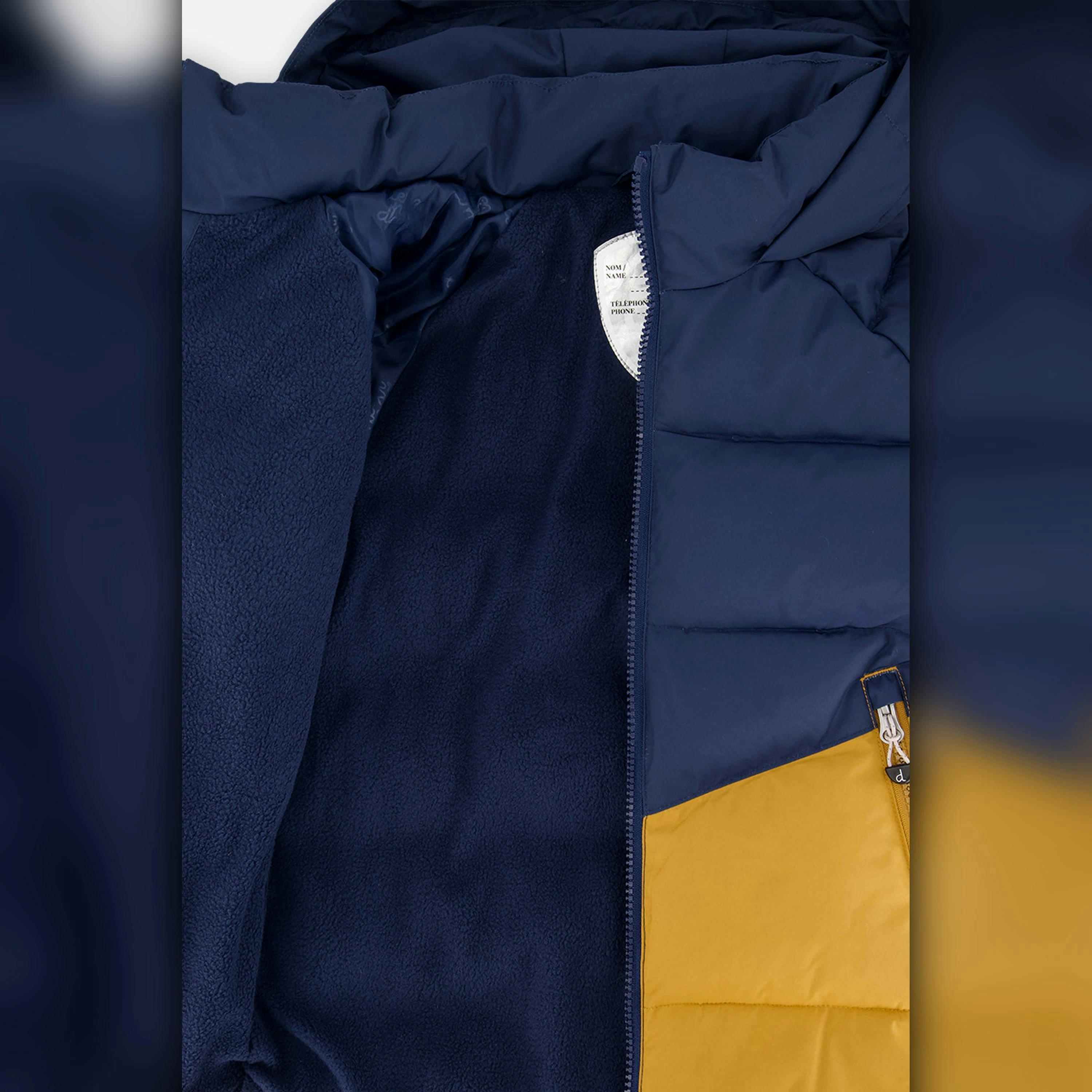 Color-Block Winter Jacket Dark Blue , view 5 of 5