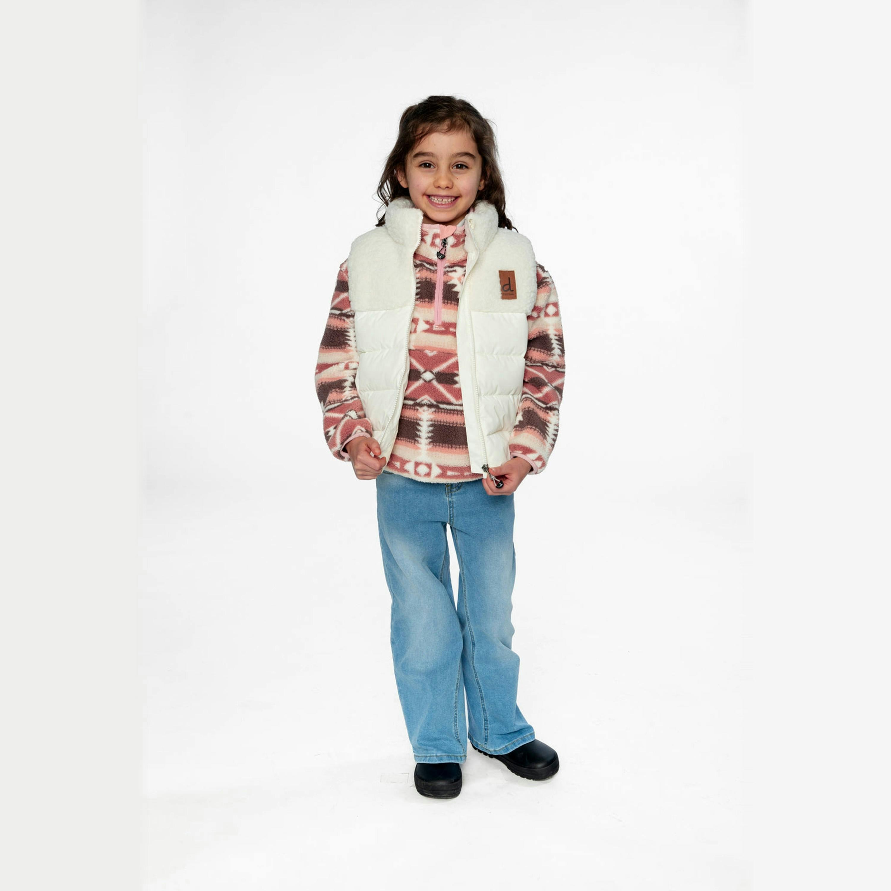 Sleeveless Mid-Season Vest Off-White , view 2 of 6