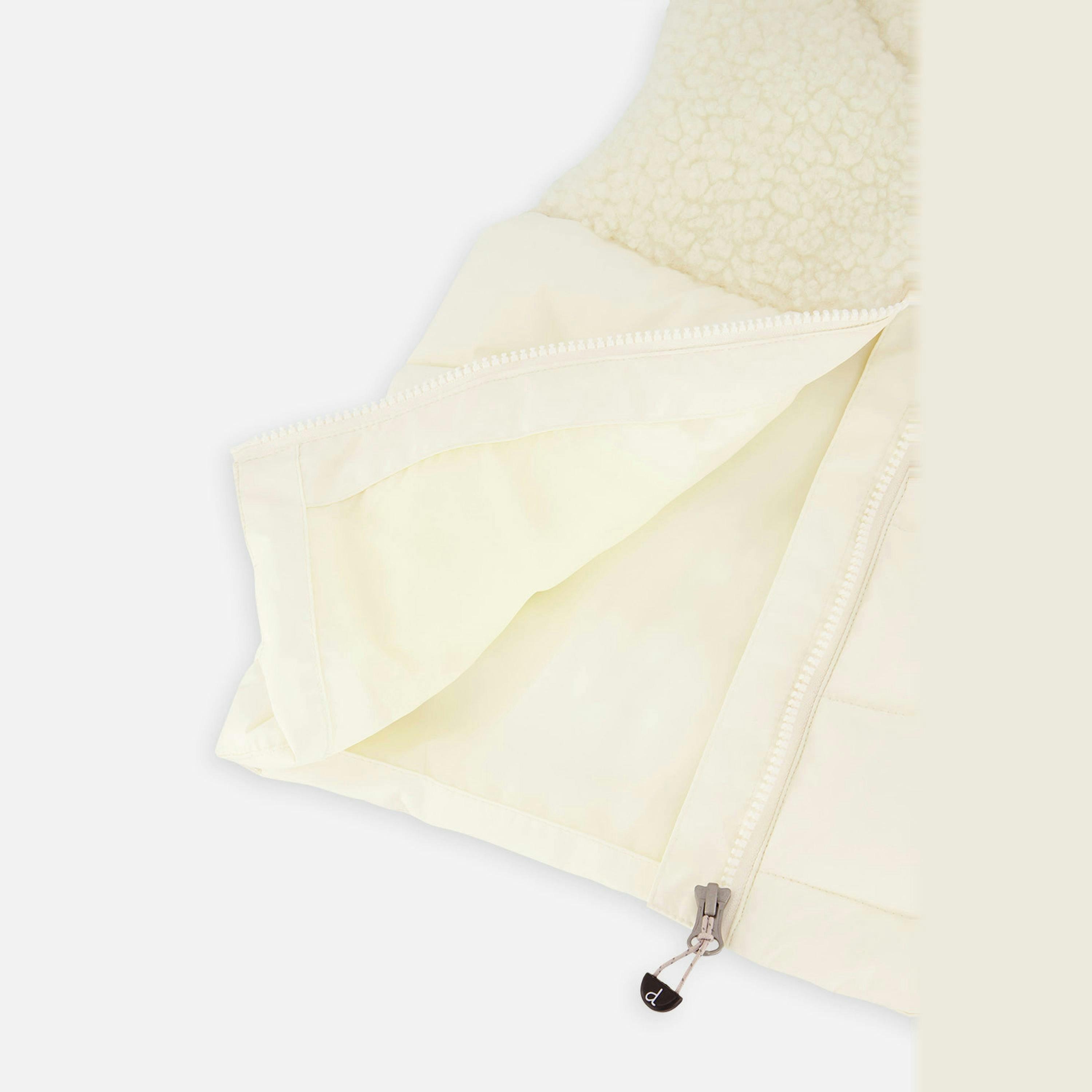Sleeveless Mid-Season Vest Off-White , view 6 of 6