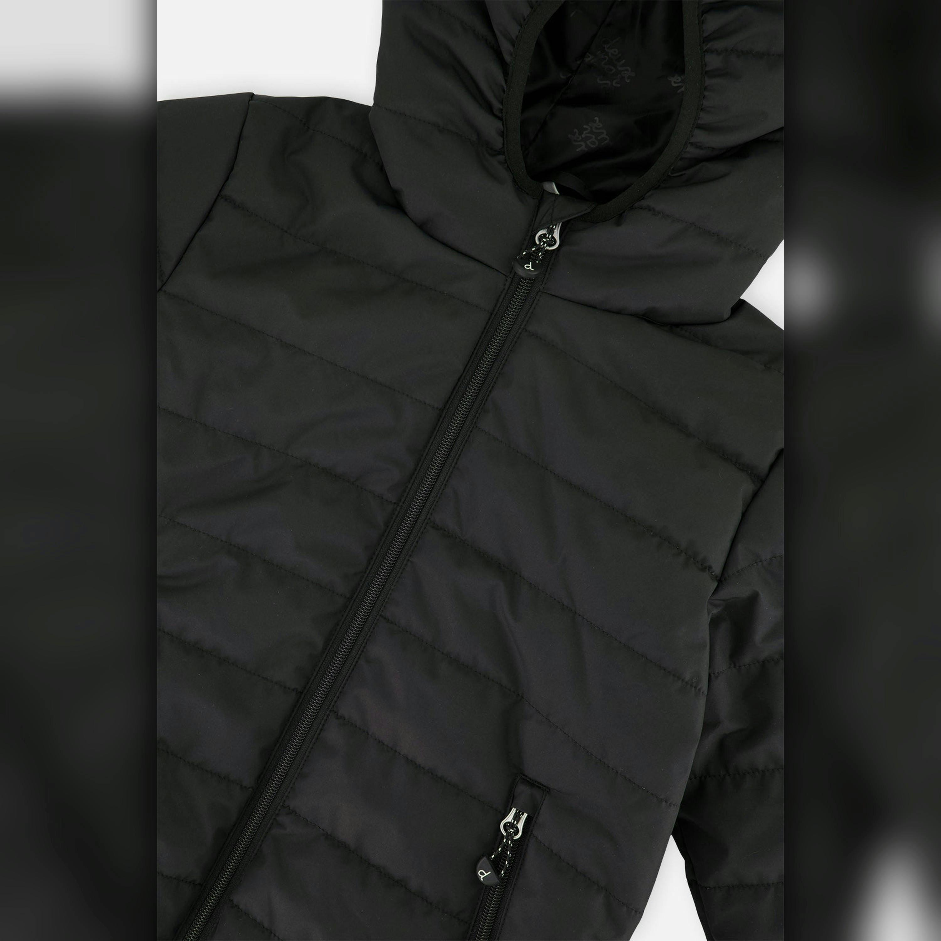 Insulating Quilted Mid-Season Jacket Black , view 4 of 5