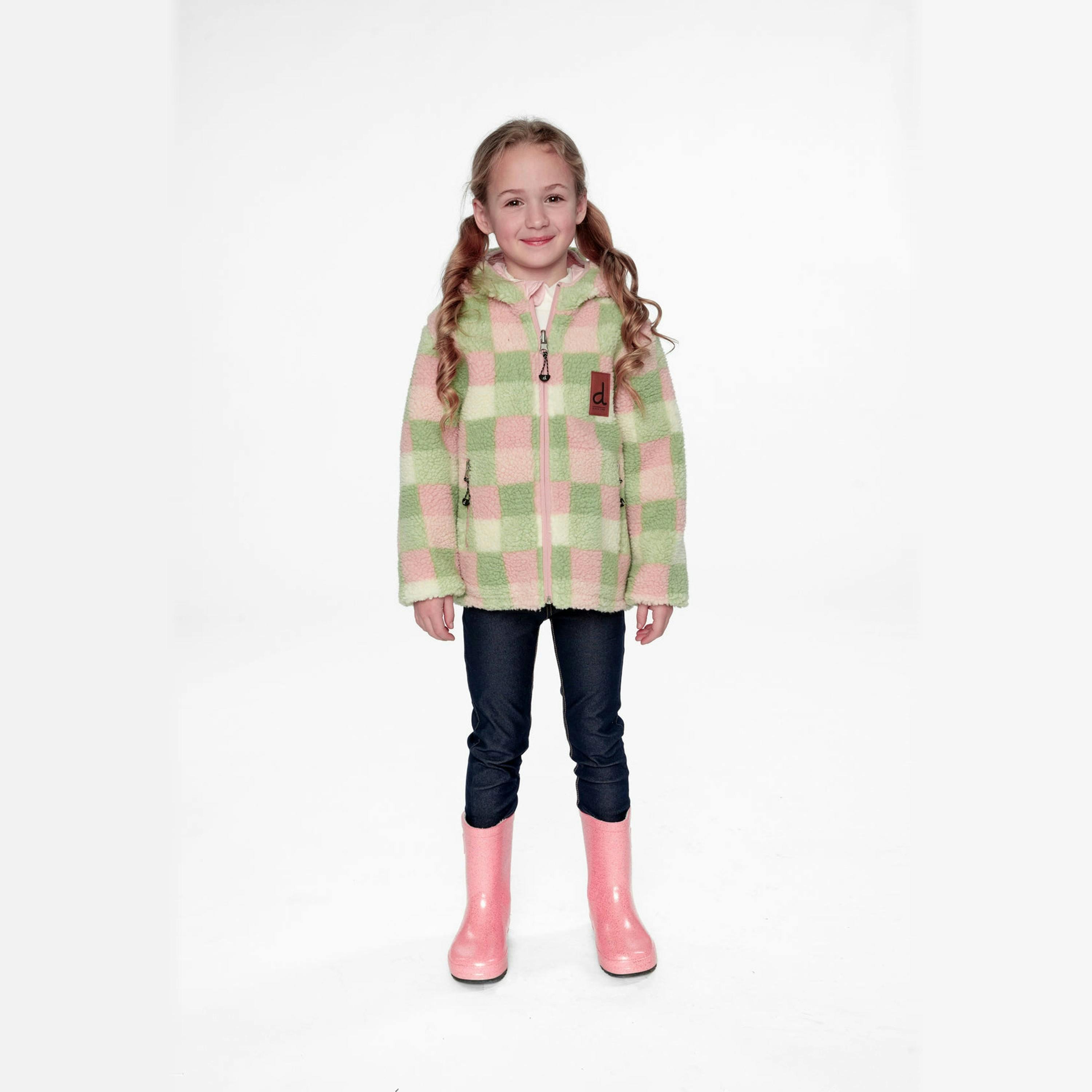 Reversible Mid-Season Jacket Pale Dusty Pink , view 2 of 6