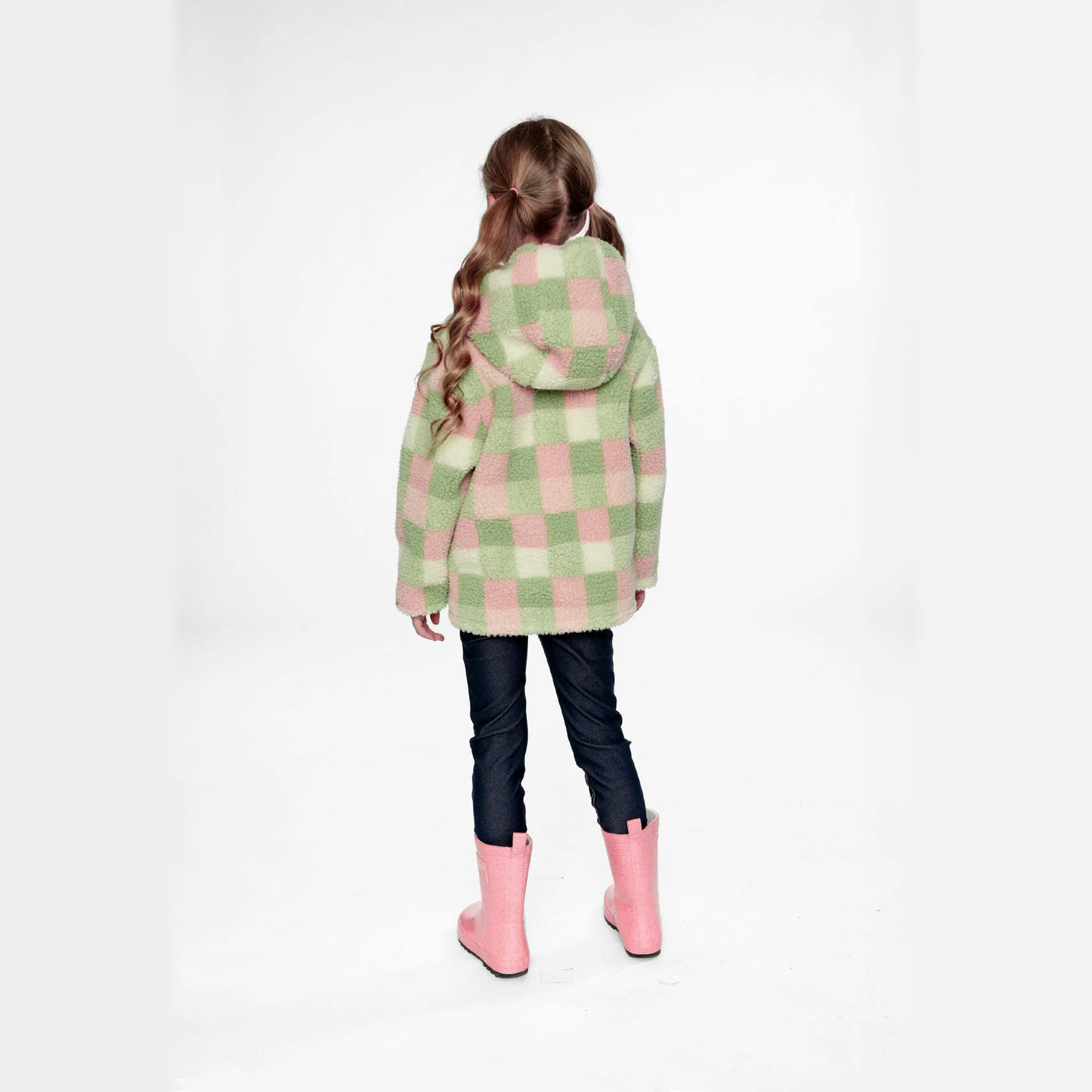 Reversible Mid-Season Jacket Pale Dusty Pink , view 4 of 6