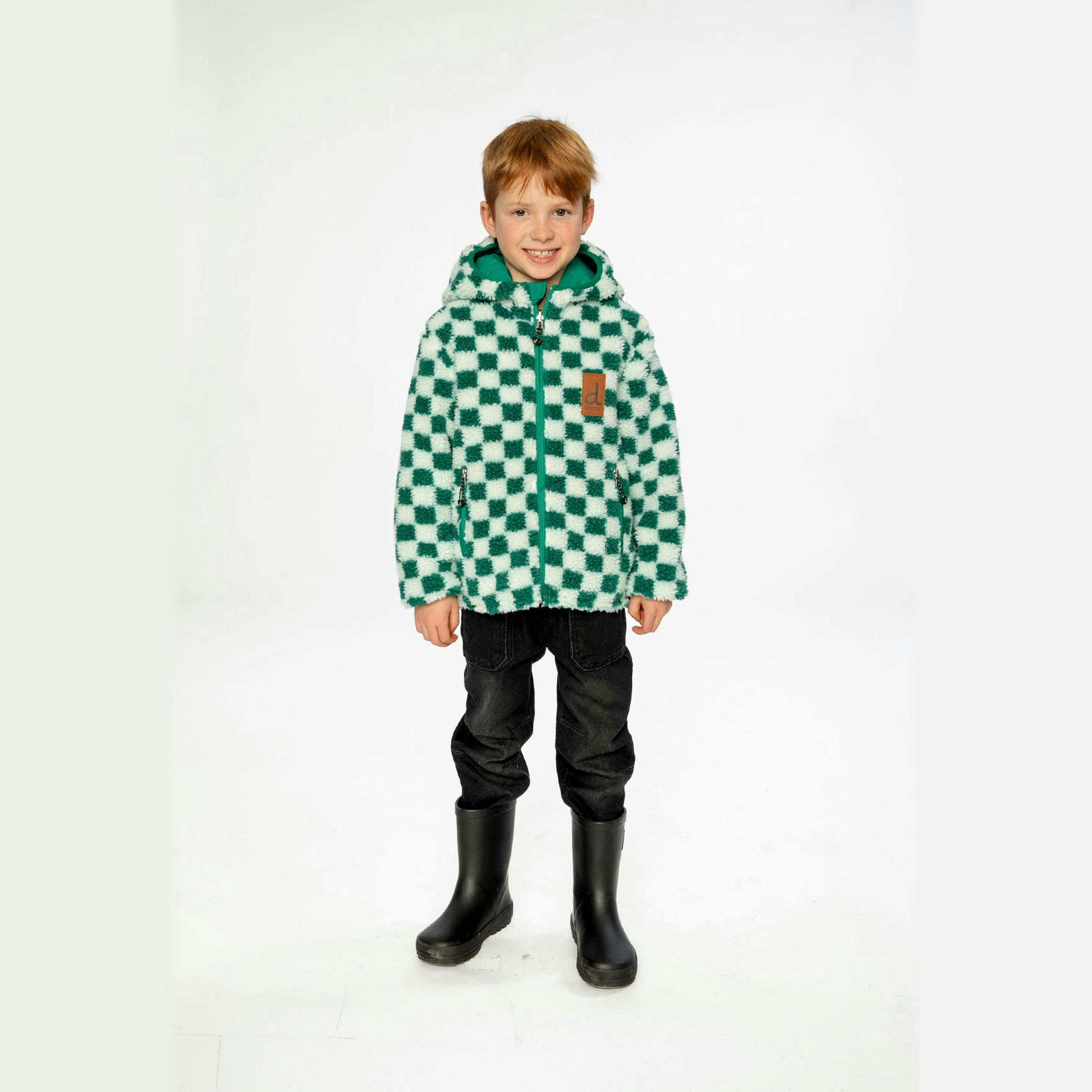 Reversible Mid-Season Jacket Forest Green , view 2 of 6