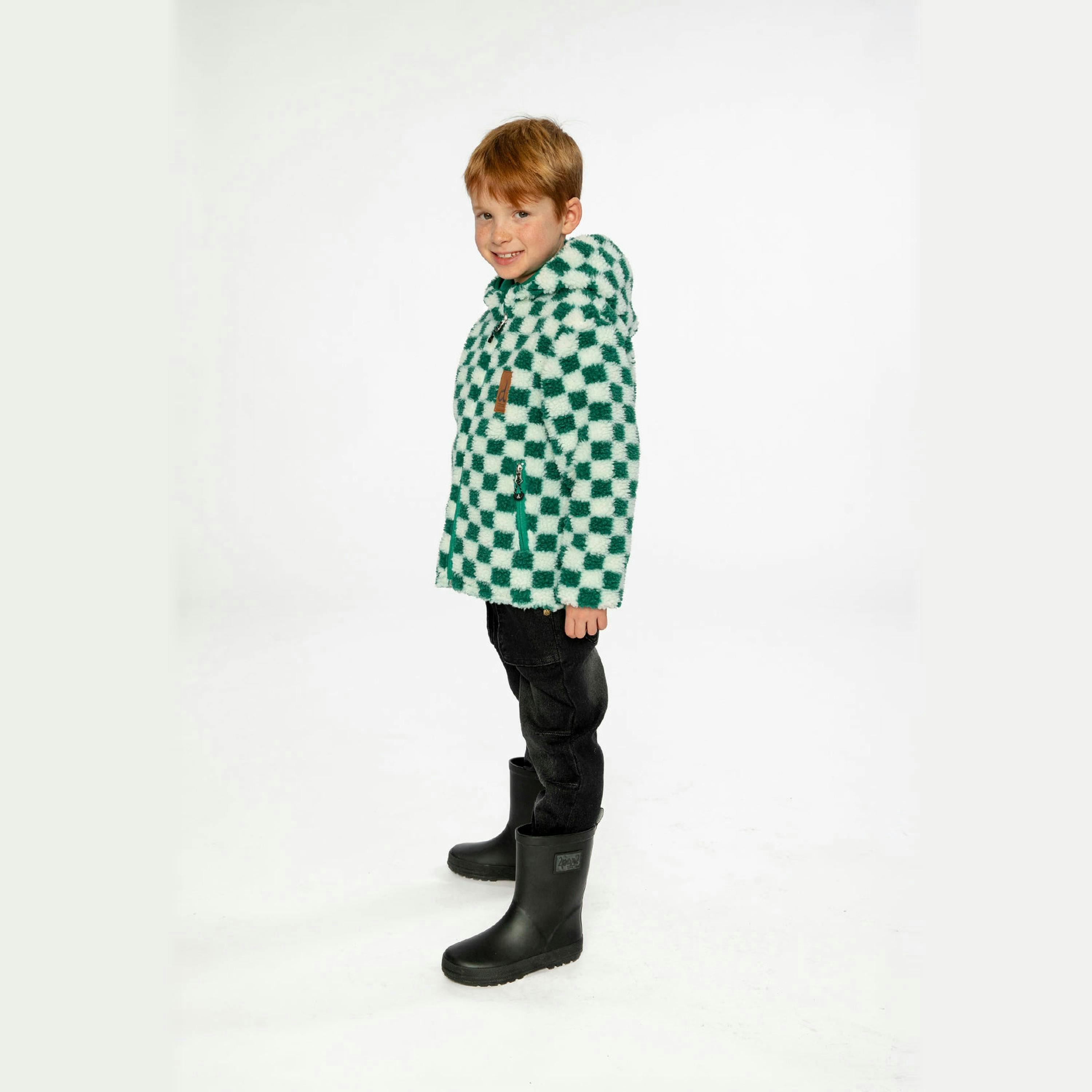 Reversible Mid-Season Jacket Forest Green , view 3 of 6