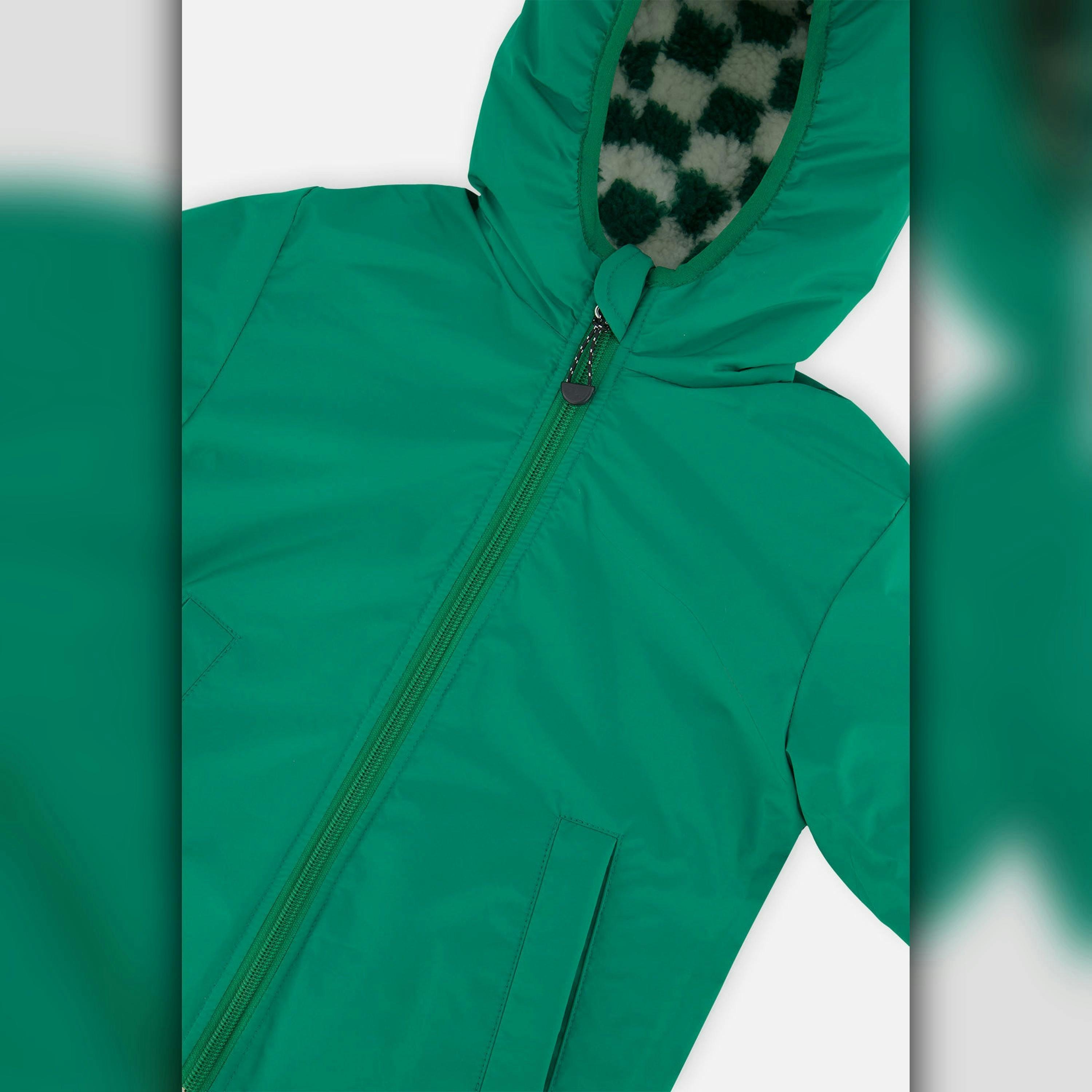 Reversible Mid-Season Jacket Forest Green , view 6 of 6