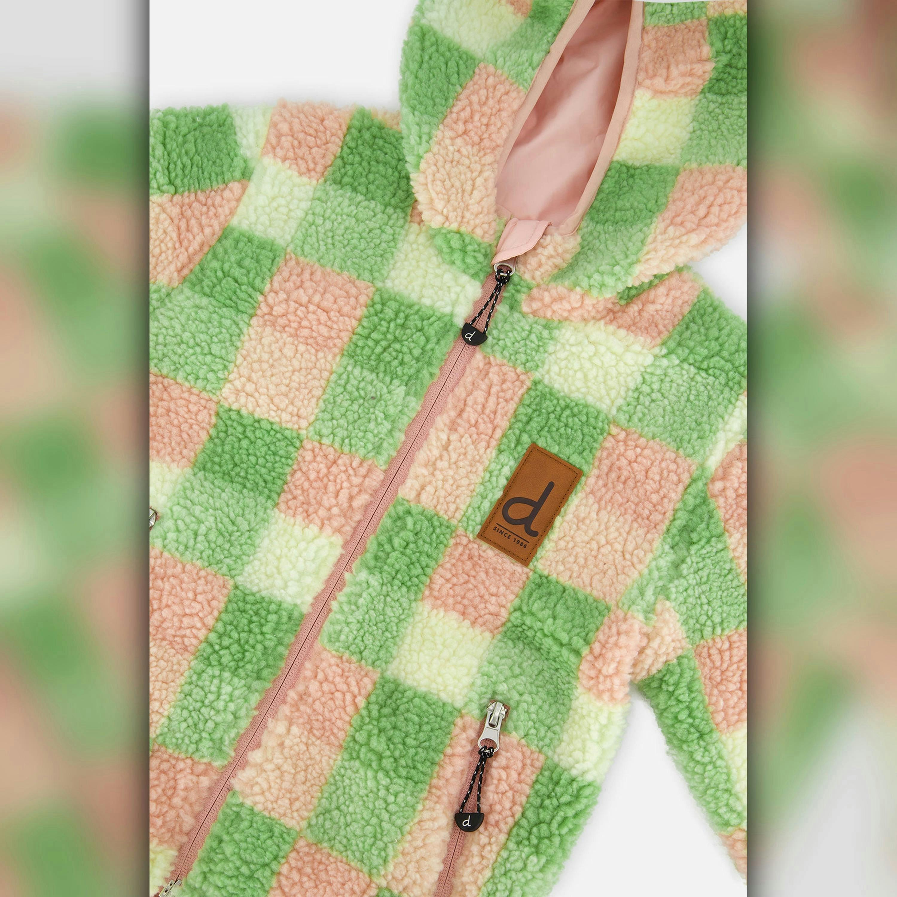 Baby Reversible Mid-Season Jacket Pale Dusty Pink , view 3 of 4