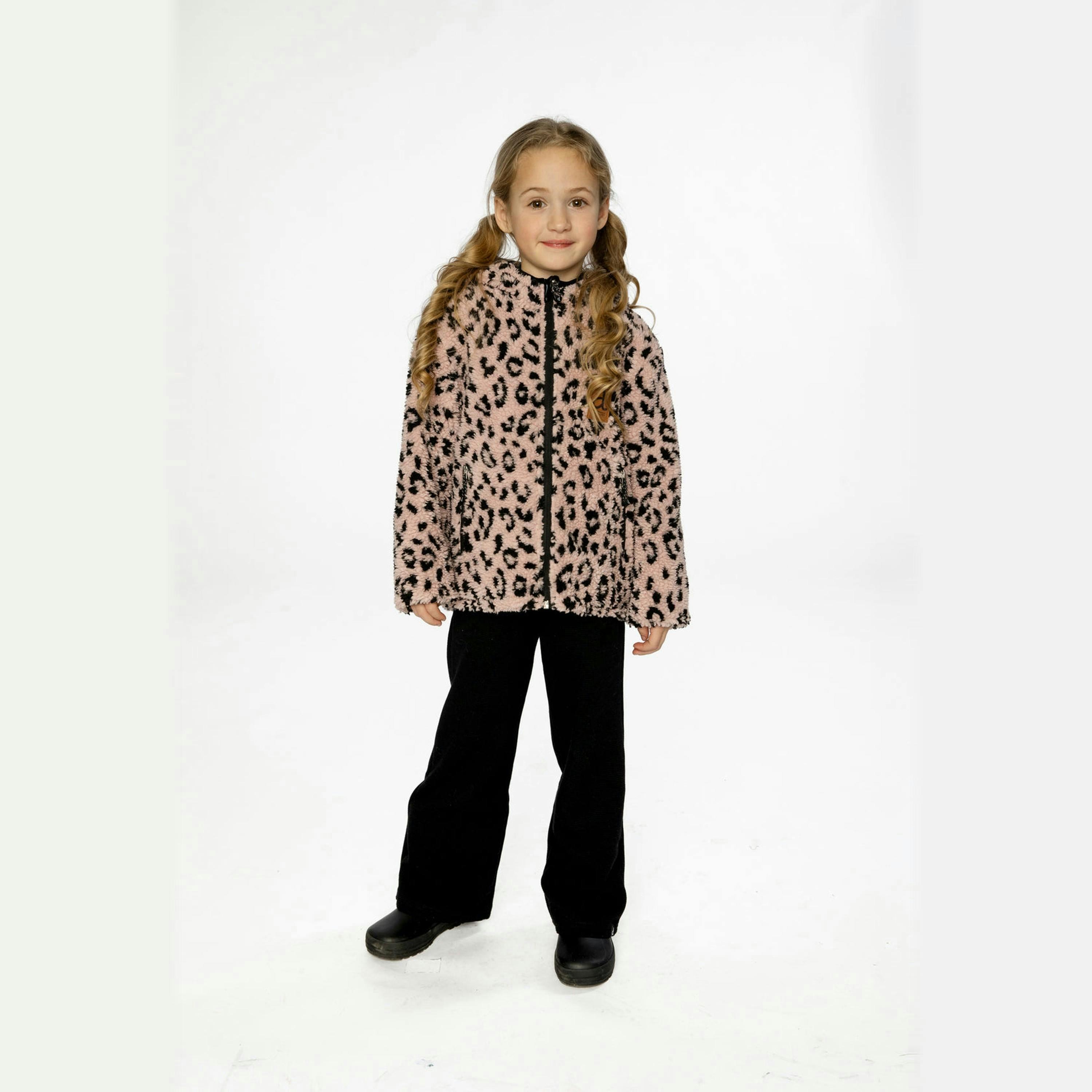 Reversible Mid-Season Jacket Pink And Black , view 2 of 6